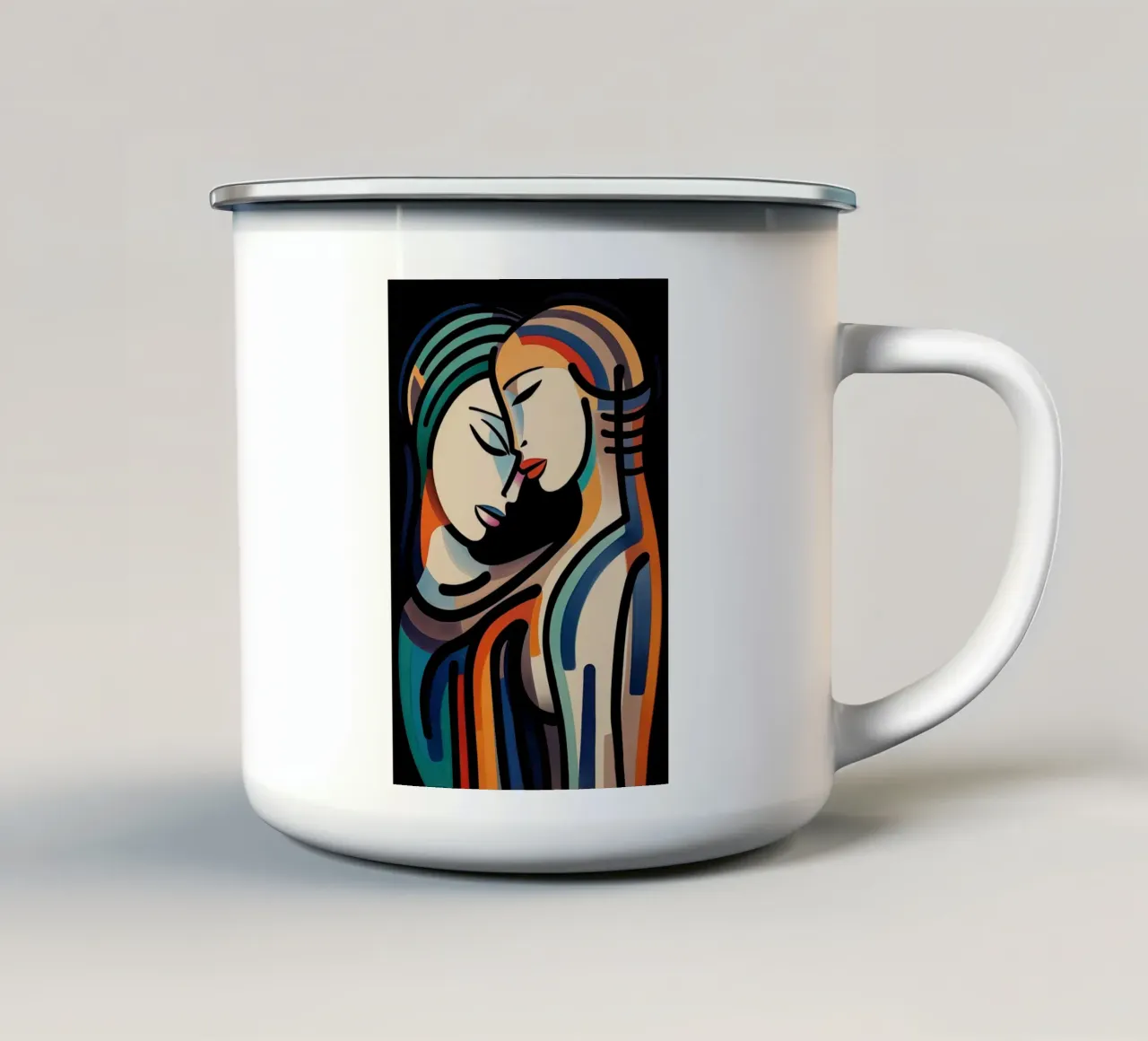 Semi tazza in smalto da Imagine