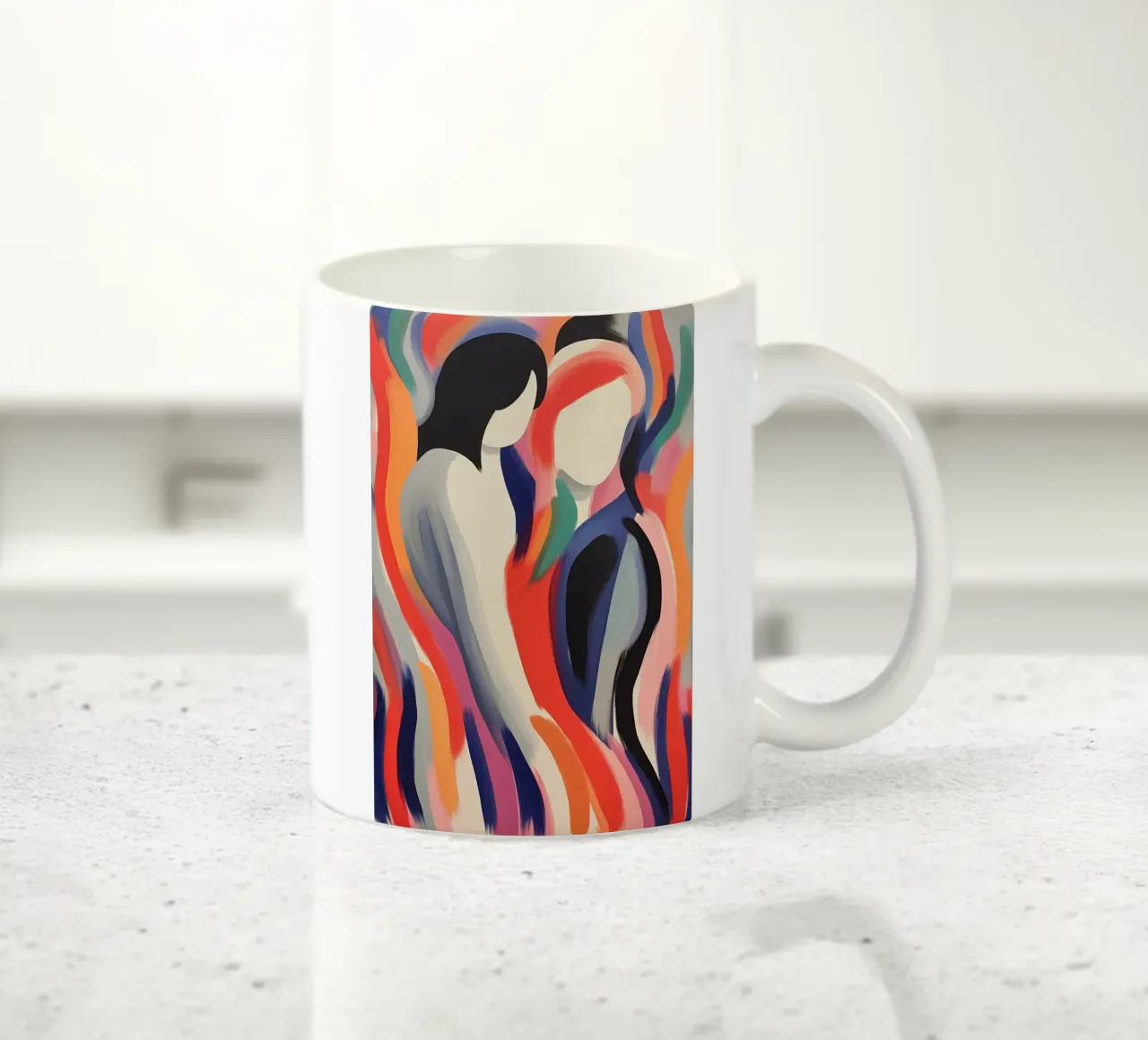 Sorelle tazza in ceramica da Imagine