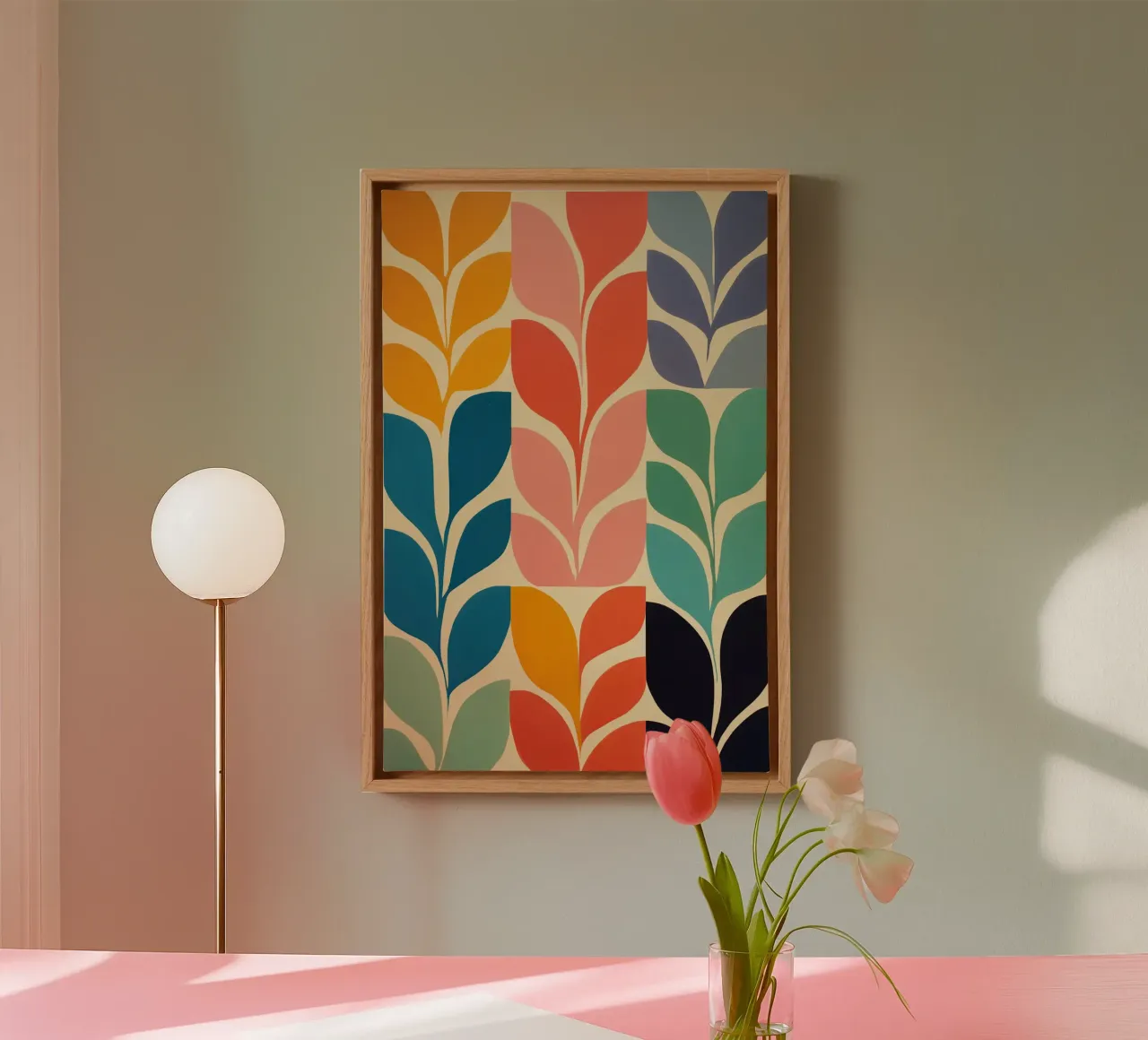 Trendy Botany | Abstract Painting canvas by Autofocus