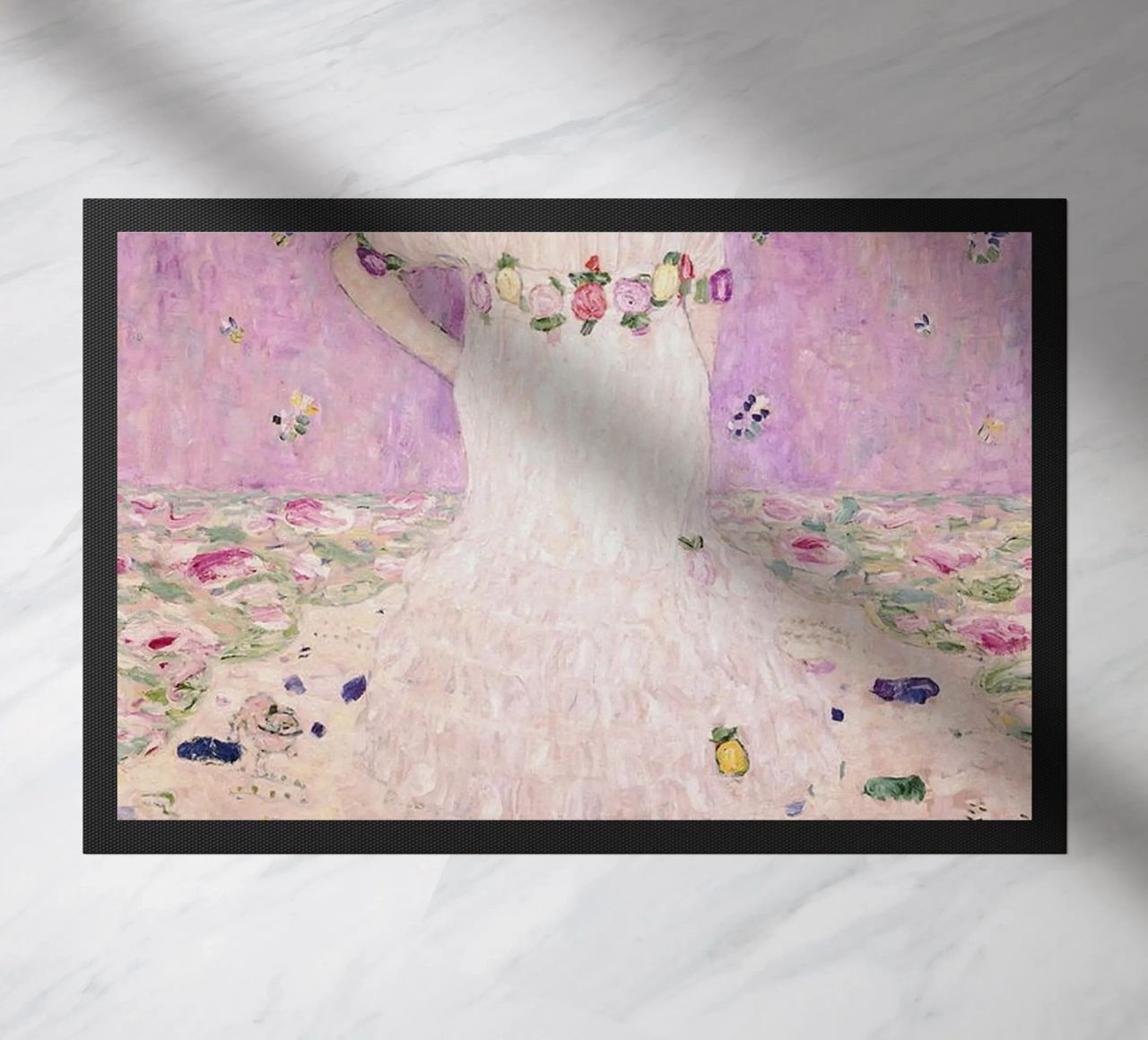 Ragazza in bianco Klimt zerbino da venbeshop