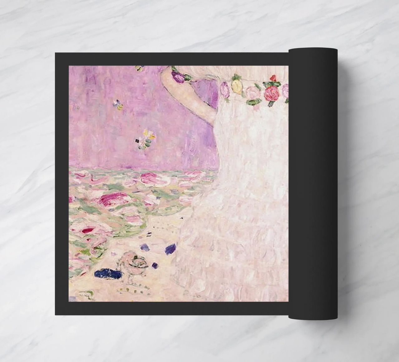 Ragazza in bianco Klimt zerbino da venbeshop