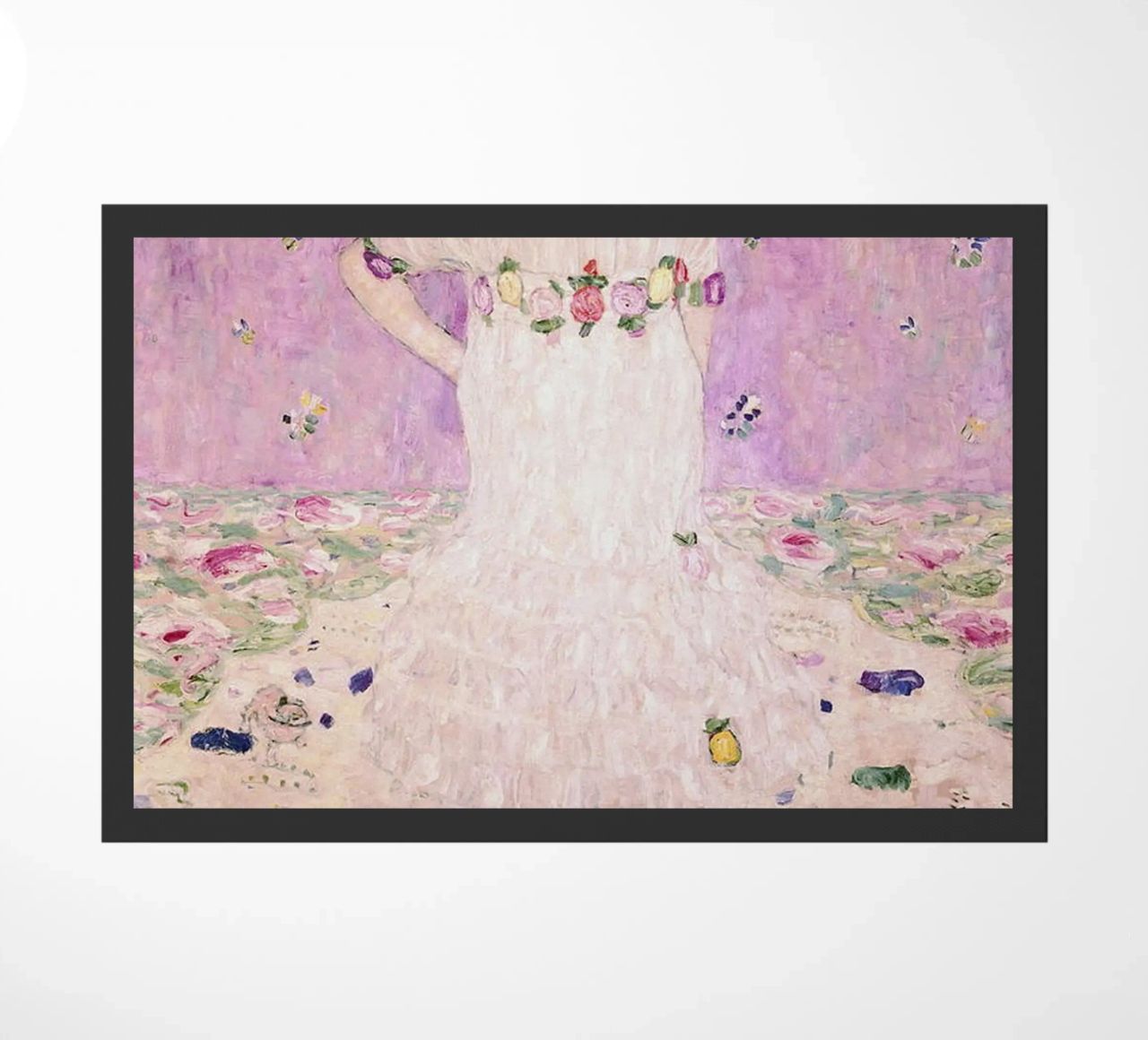 Ragazza in bianco Klimt zerbino da venbeshop