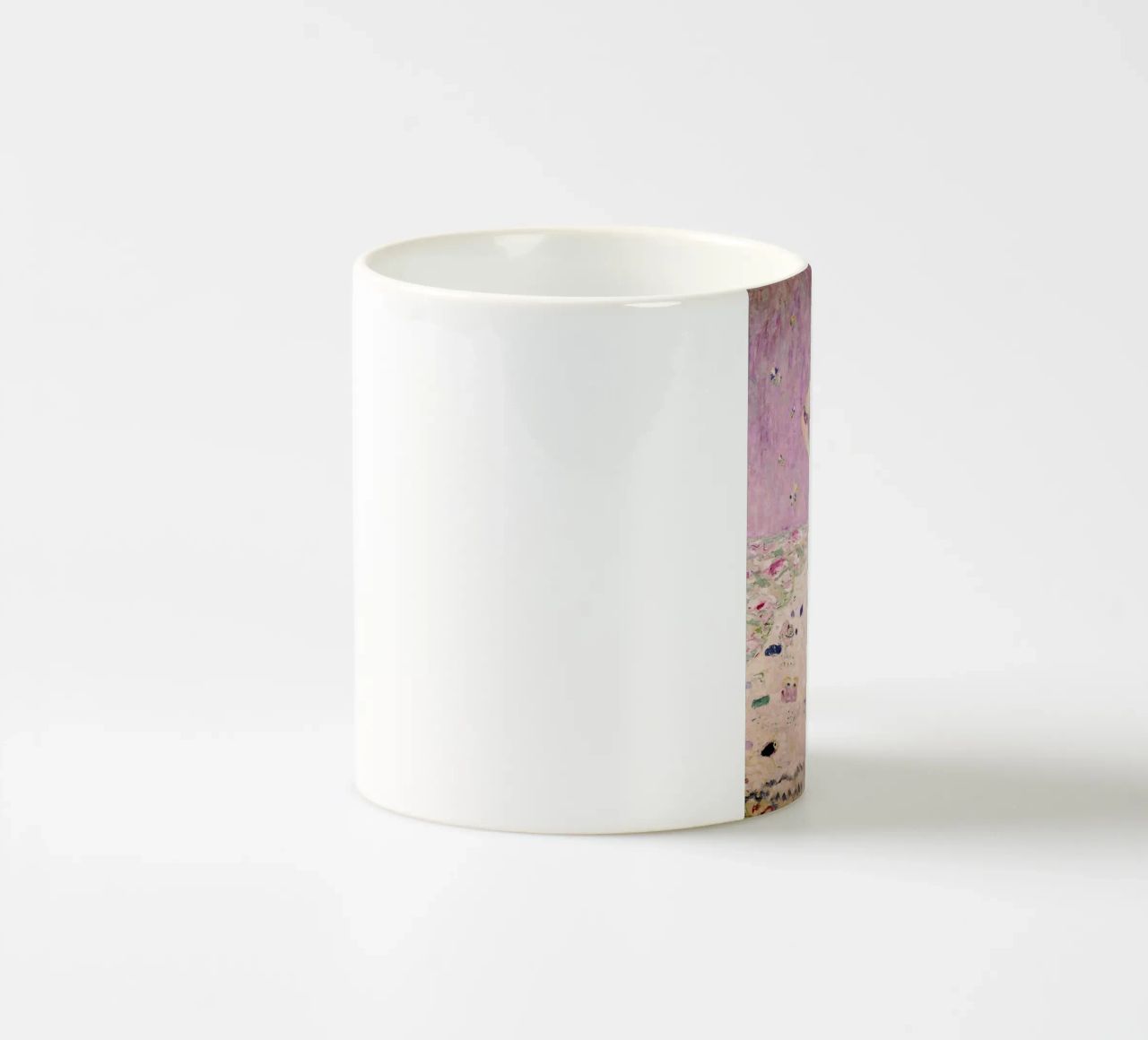 Ragazza in bianco Klimt tazza in ceramica da venbeshop