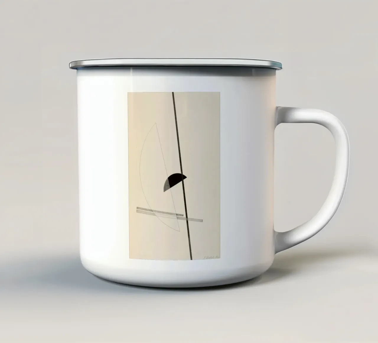 László Moholy-Nagy - Constructions tazza in smalto da ARTOTHEK
