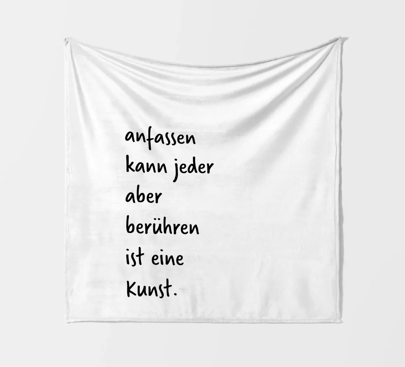 touch fleece blanket by FRICKE DESIGN
