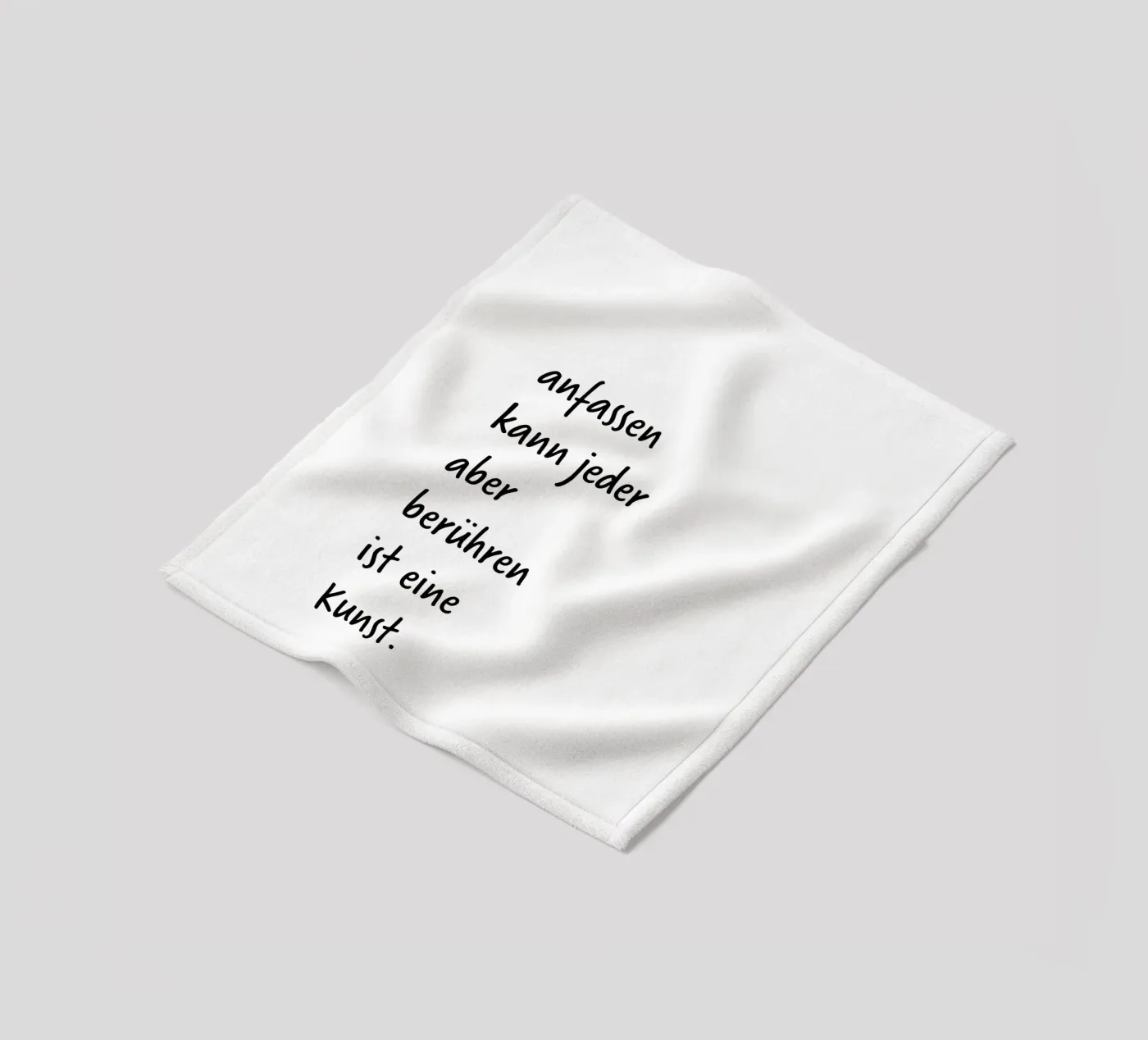 touch fleece blanket by FRICKE DESIGN