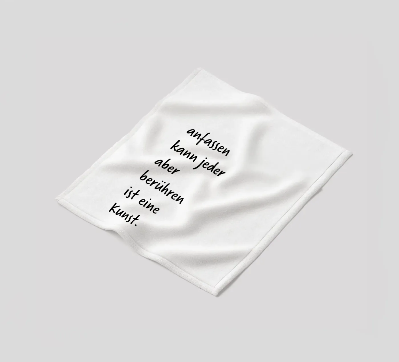 touch plaid polaire de FRICKE DESIGN