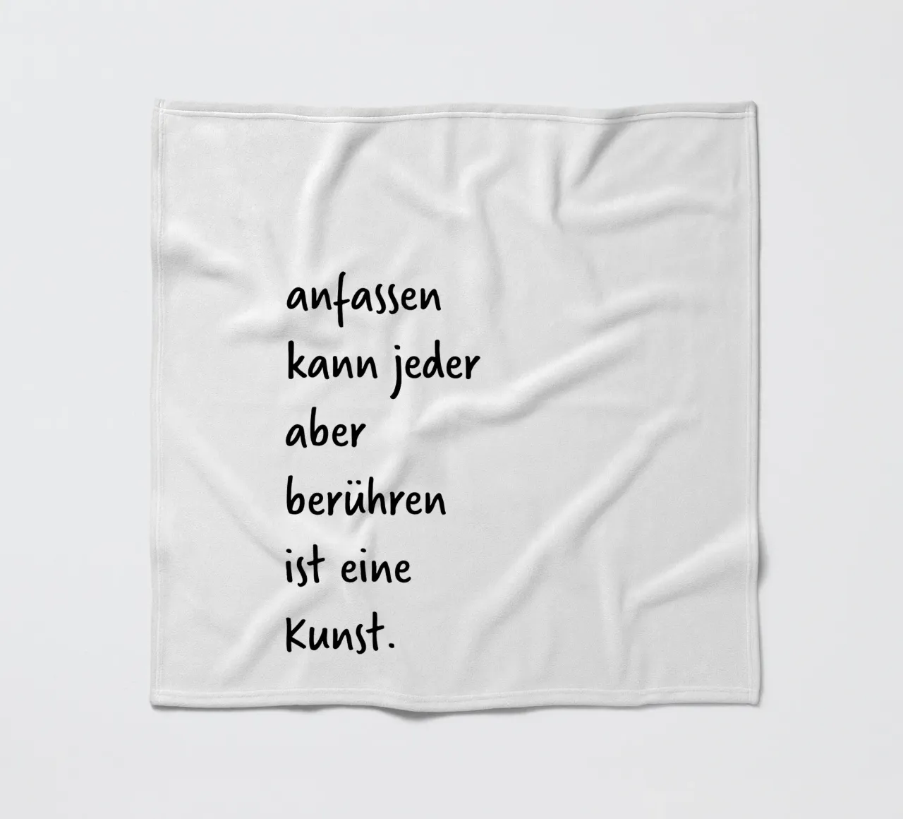 aanraken. (voor meer poëzie bezoek mijn profiel:) fleecedeken van FRICKE DESIGN