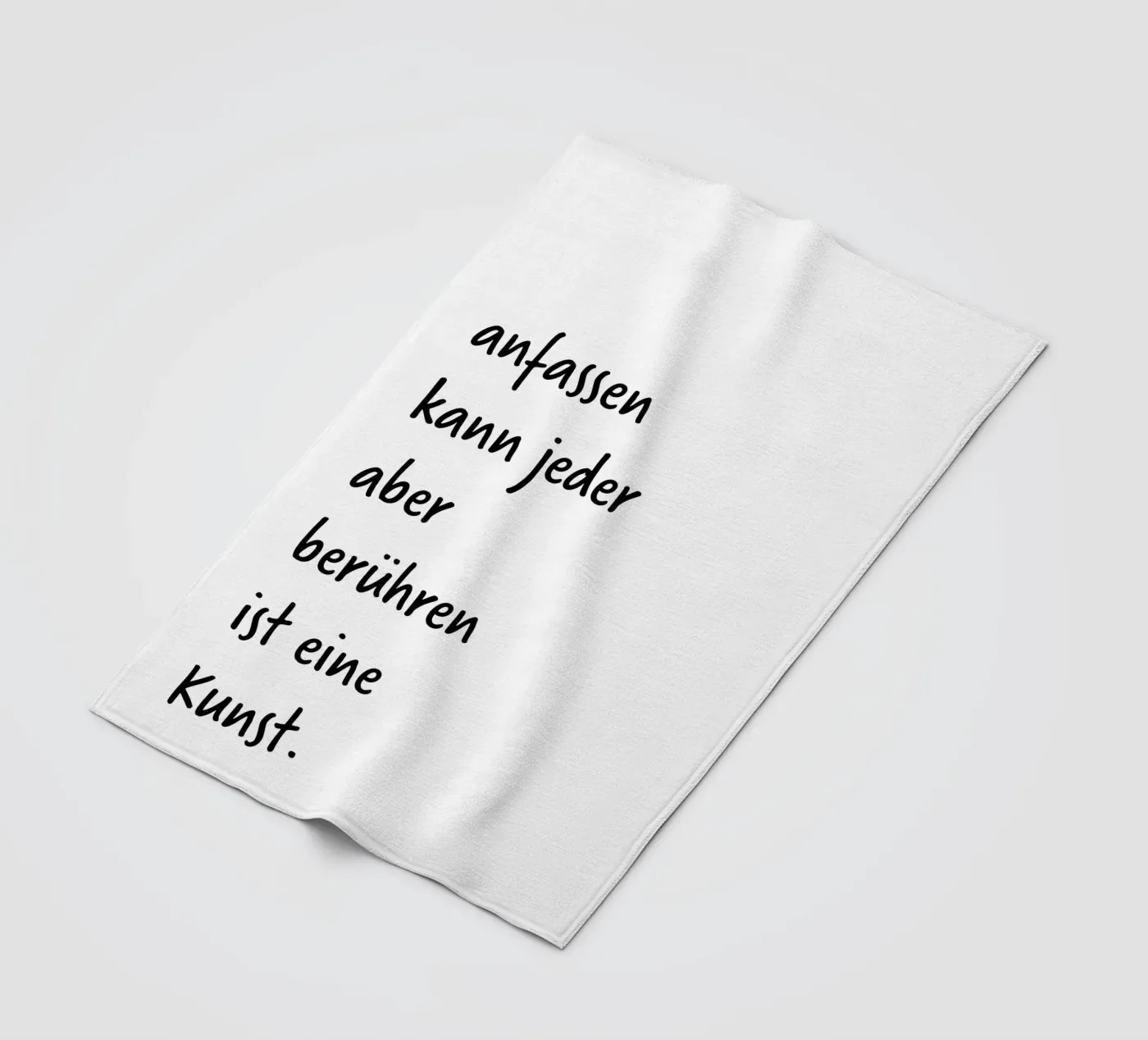 touch fleece blanket by FRICKE DESIGN