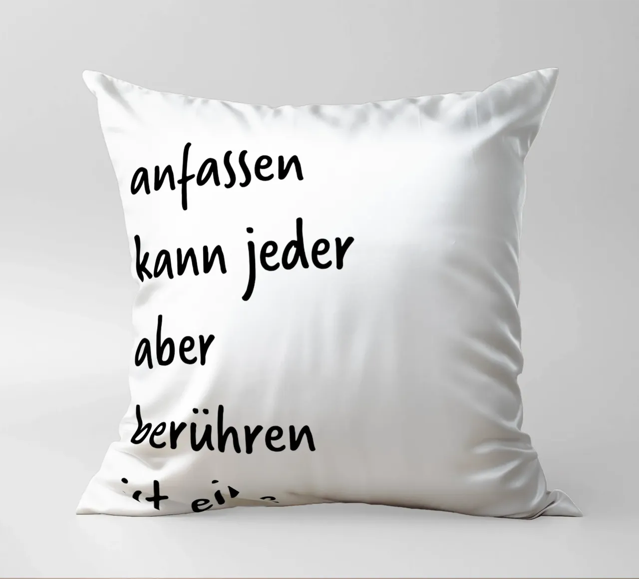 berühren. (für mehr Poesie komm auf mein Profil:) Kissen von FRICKE DESIGN
