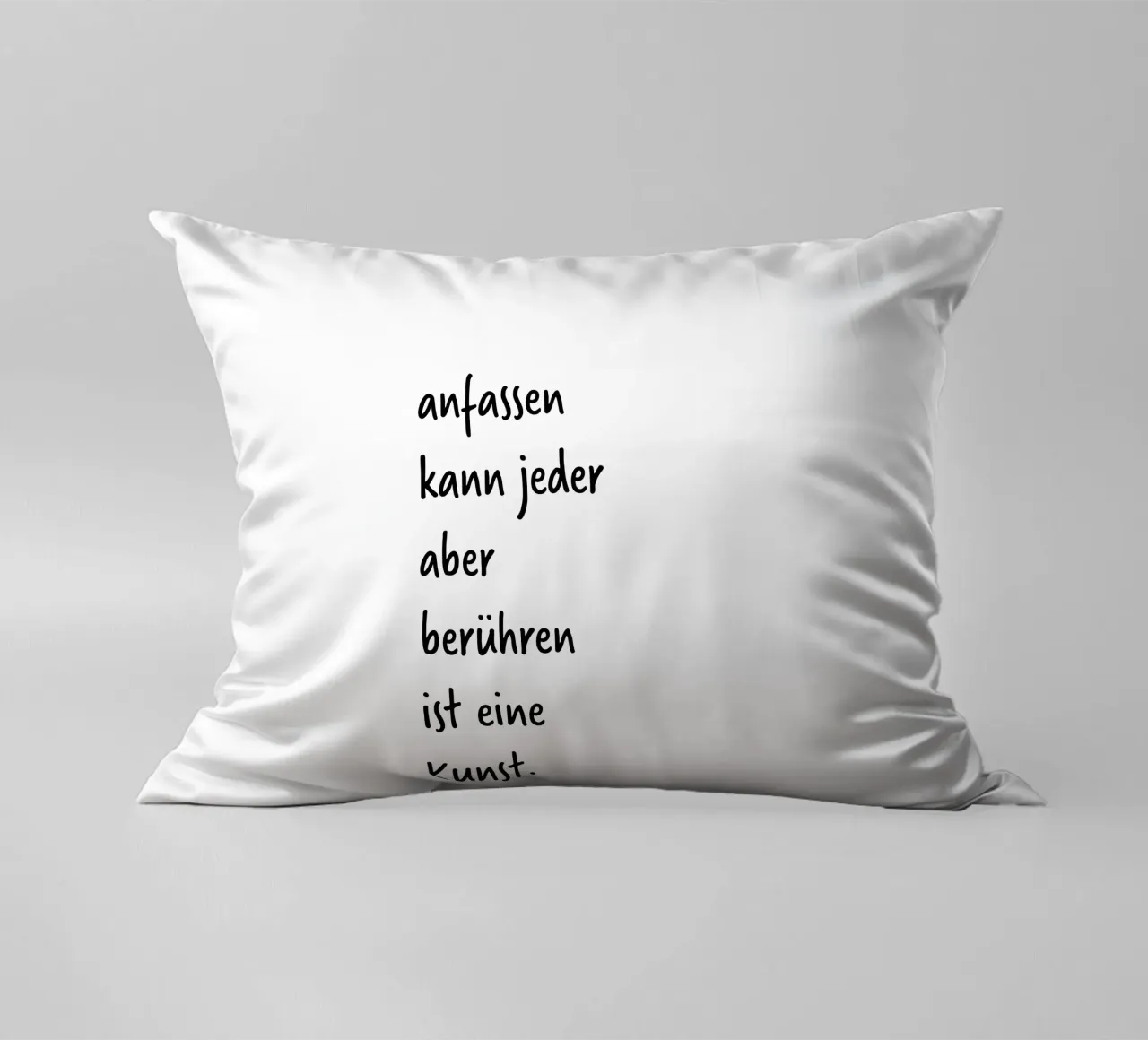 tocco. (per altre poesie visitate il mio profilo:) cuscino da FRICKE DESIGN