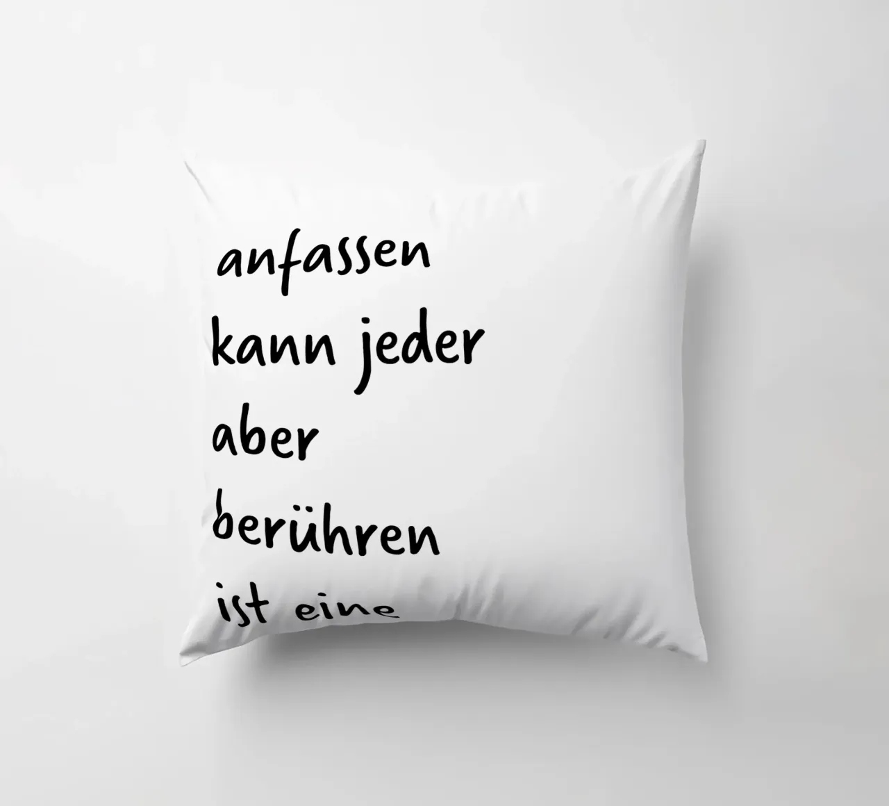 berühren. (für mehr Poesie komm auf mein Profil:) Kissen von FRICKE DESIGN