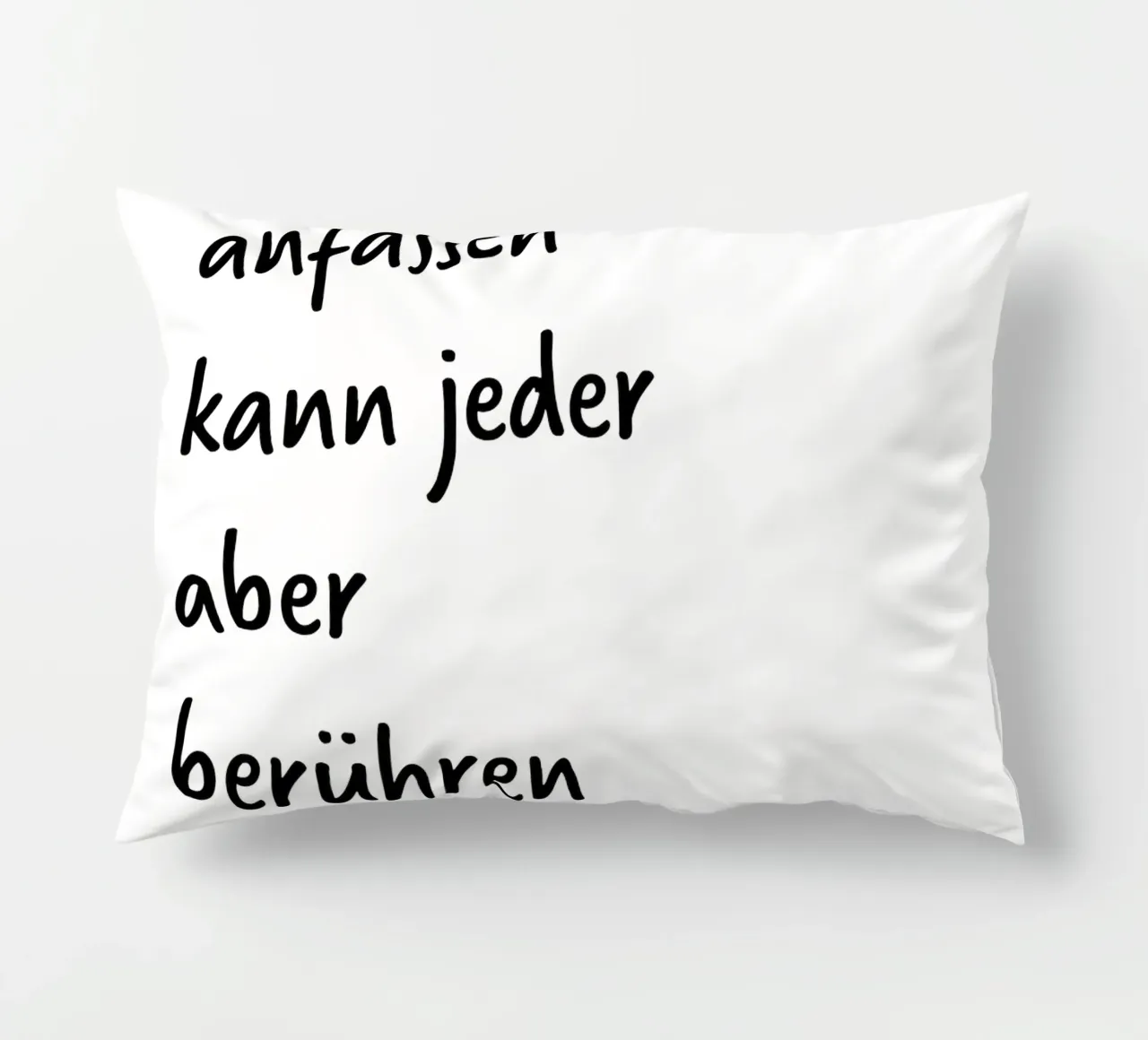 tocco. (per altre poesie visitate il mio profilo:) cuscino da FRICKE DESIGN
