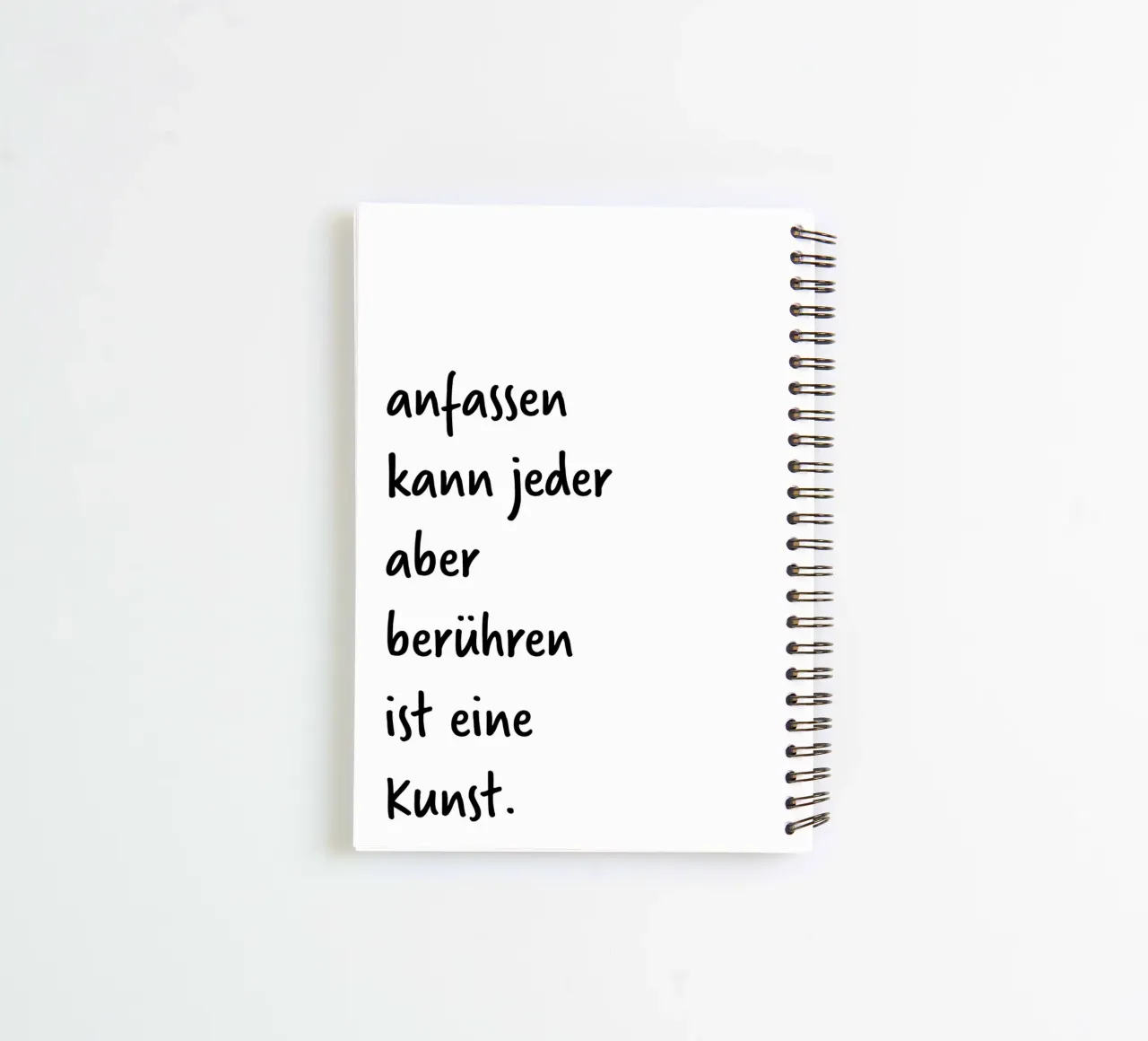berühren. (für mehr Poesie komm auf mein Profil:) Ringbuch von FRICKE DESIGN