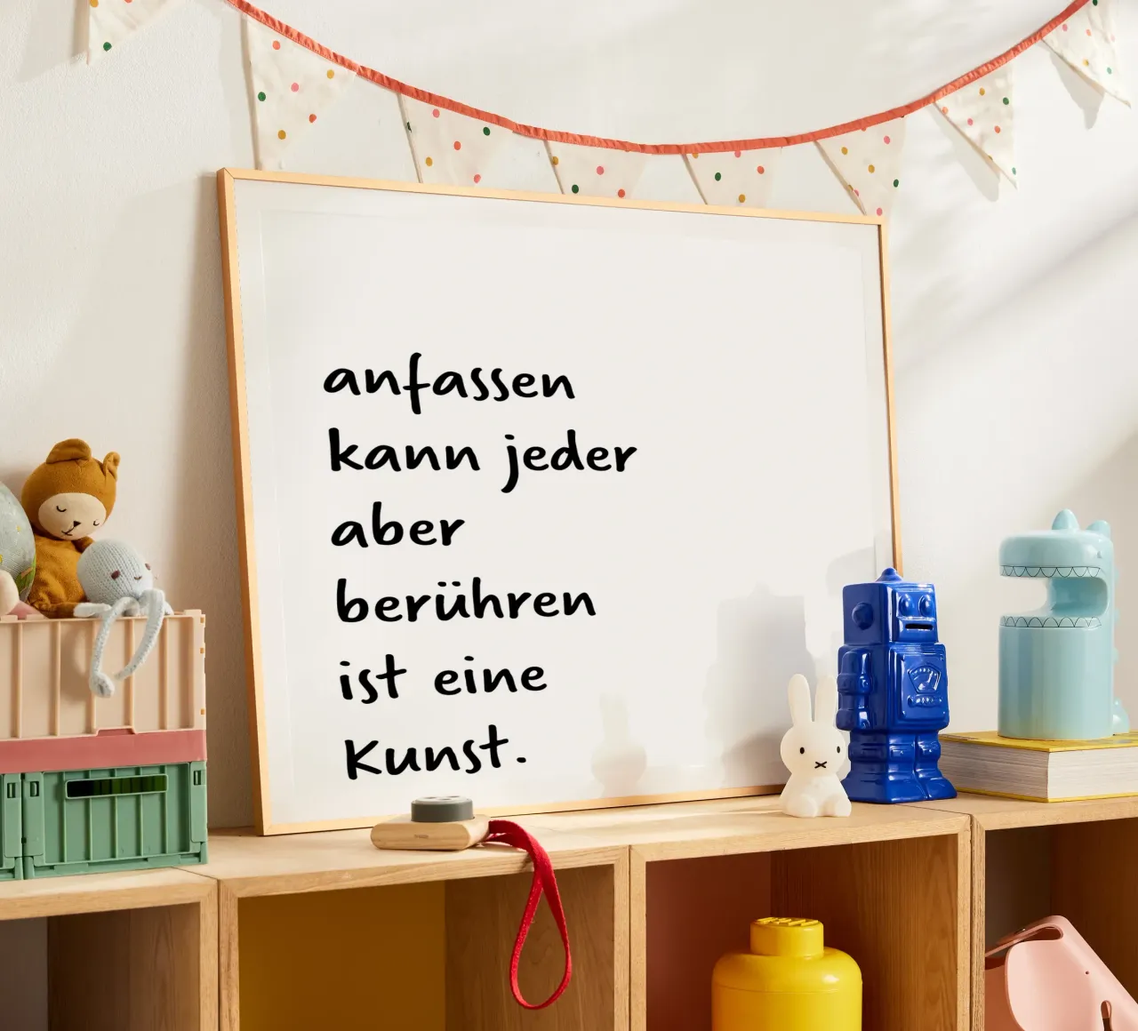 berühren. (für mehr Poesie komm auf mein Profil:) Poster von FRICKE DESIGN