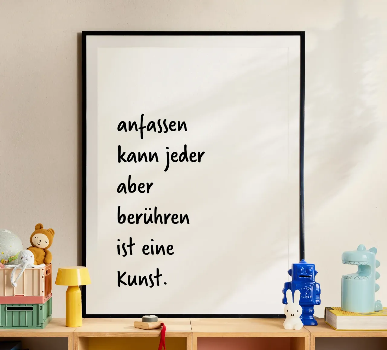 berühren. (für mehr Poesie komm auf mein Profil:) Poster von FRICKE DESIGN
