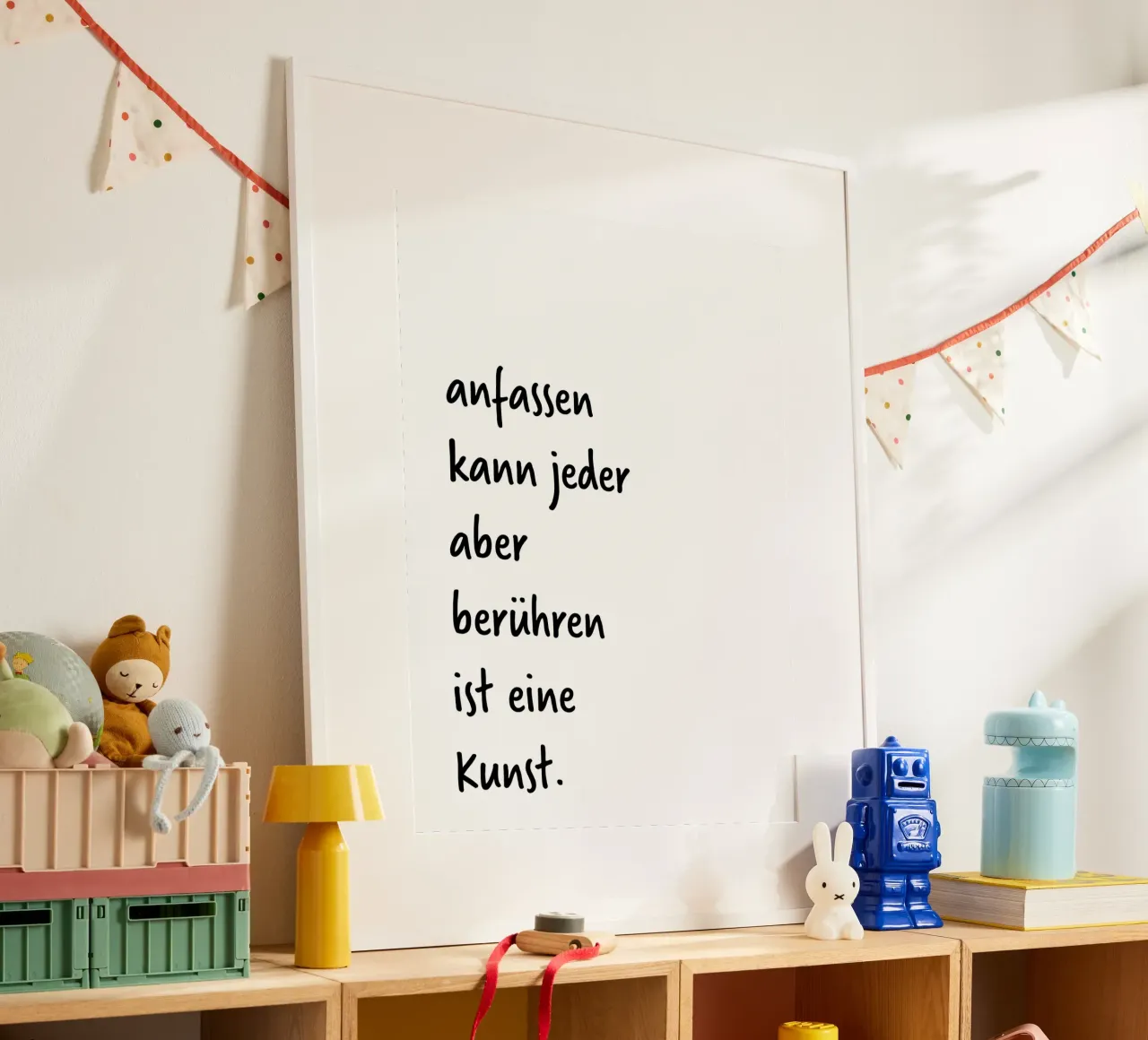 berühren. (für mehr Poesie komm auf mein Profil:) Poster von FRICKE DESIGN