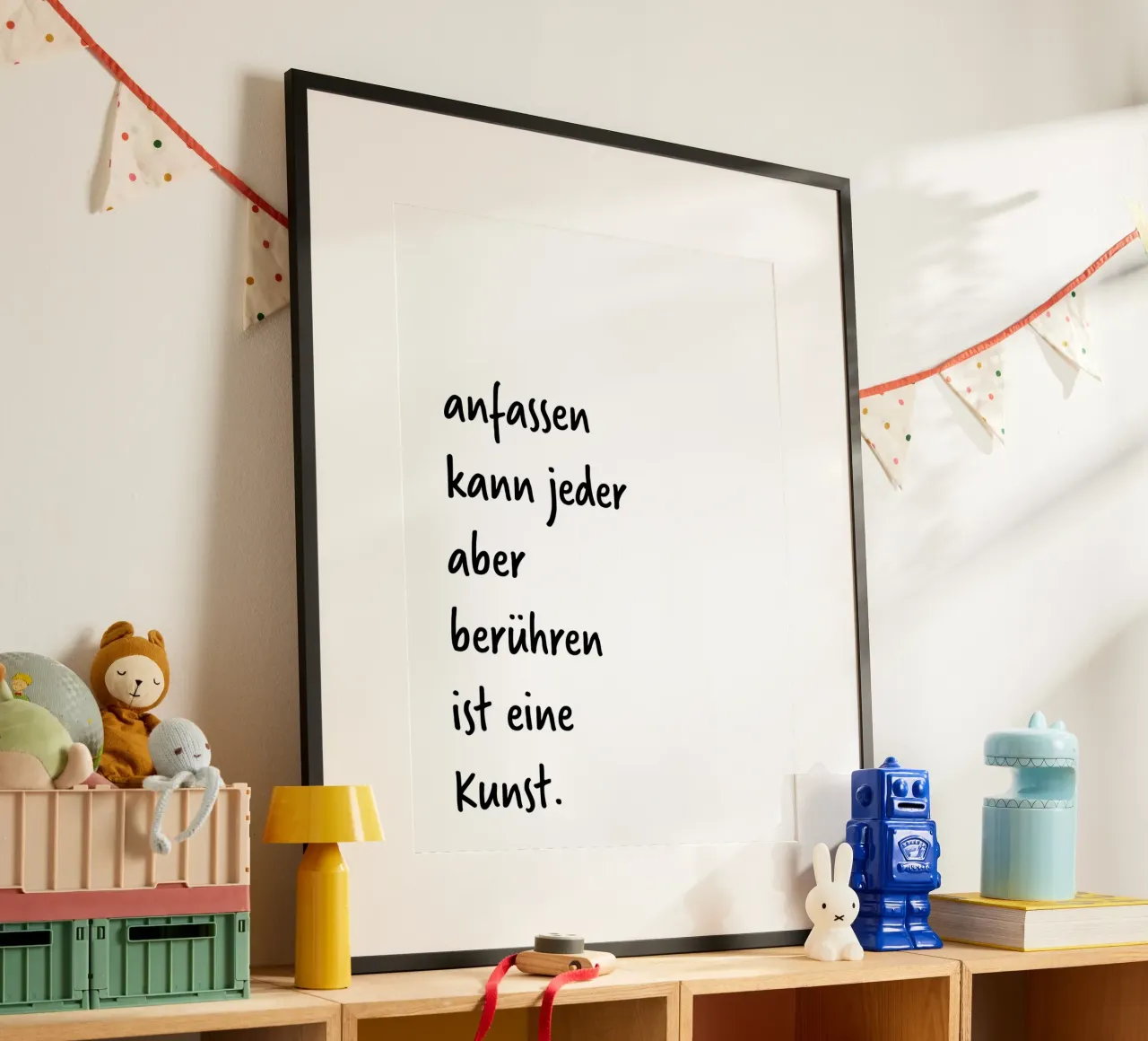 berühren. (für mehr Poesie komm auf mein Profil:) Poster von FRICKE DESIGN