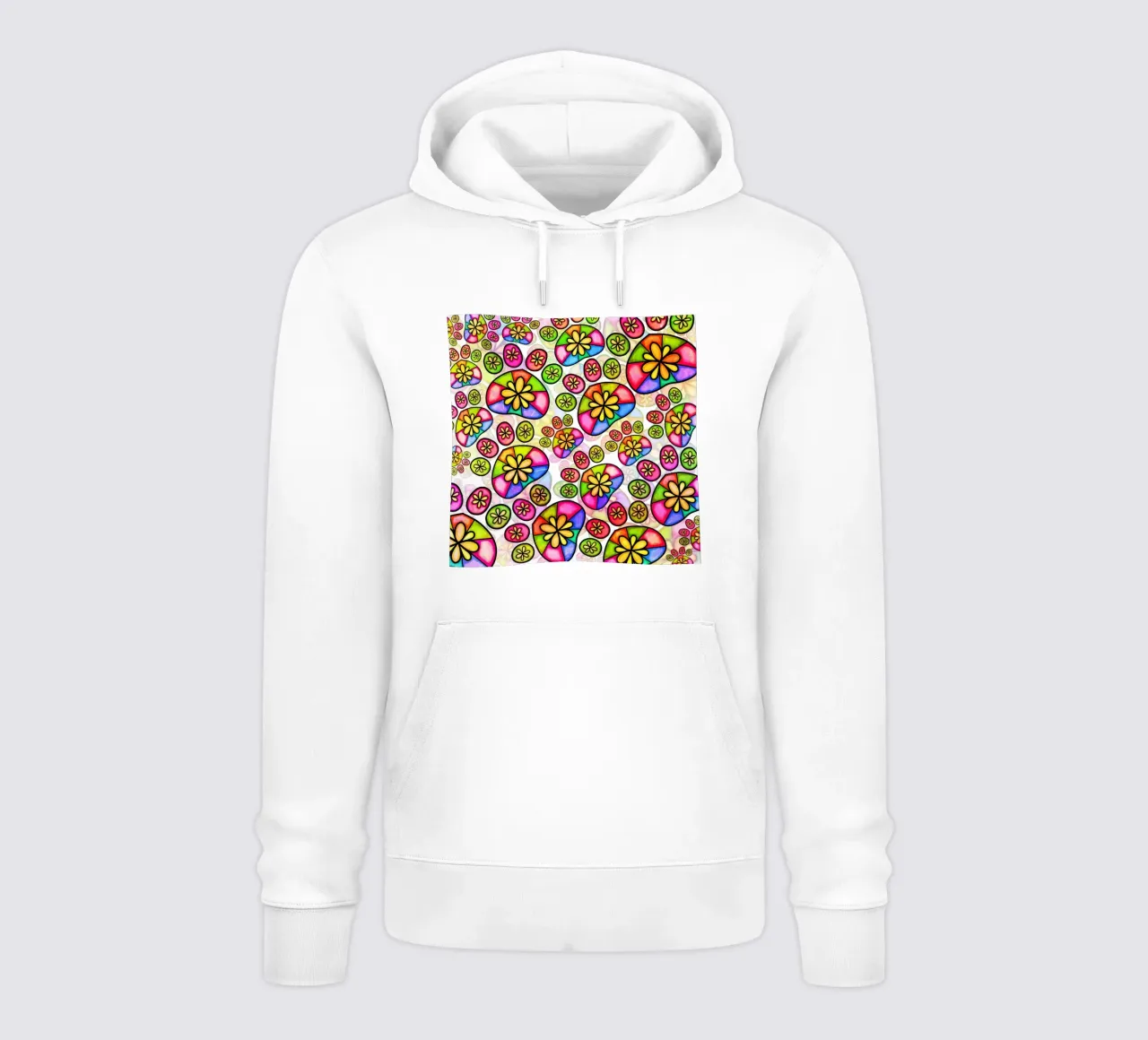Sfilata di zampe a scarabocchio felpa con cappuccio da Happy Littles