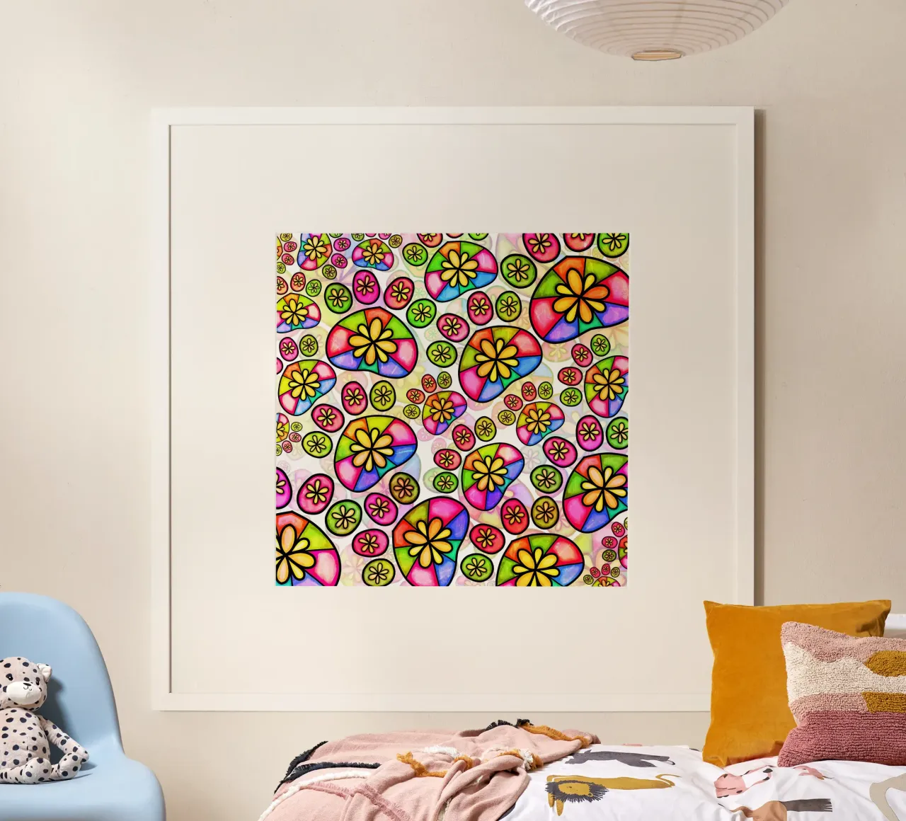 Doodle Paw Print Parade hahnemühle by Happy Littles