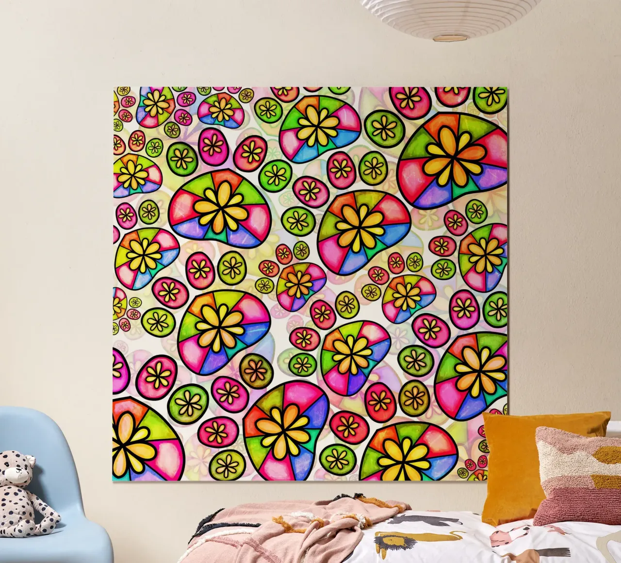 Doodle Paw Print Parade hahnemühle by Happy Littles
