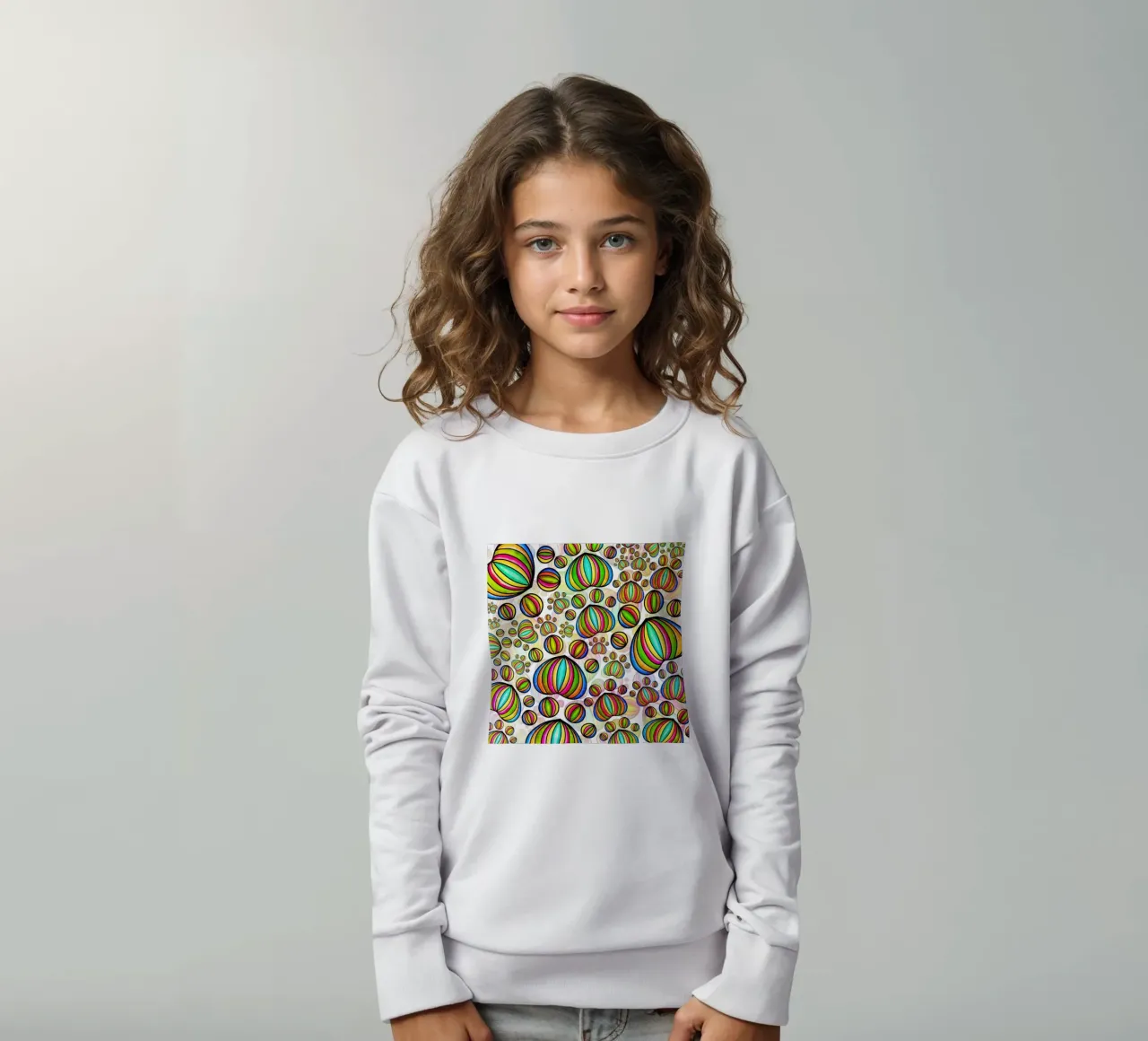 Sfilata di zampe a scarabocchio felpa bambino da Happy Littles