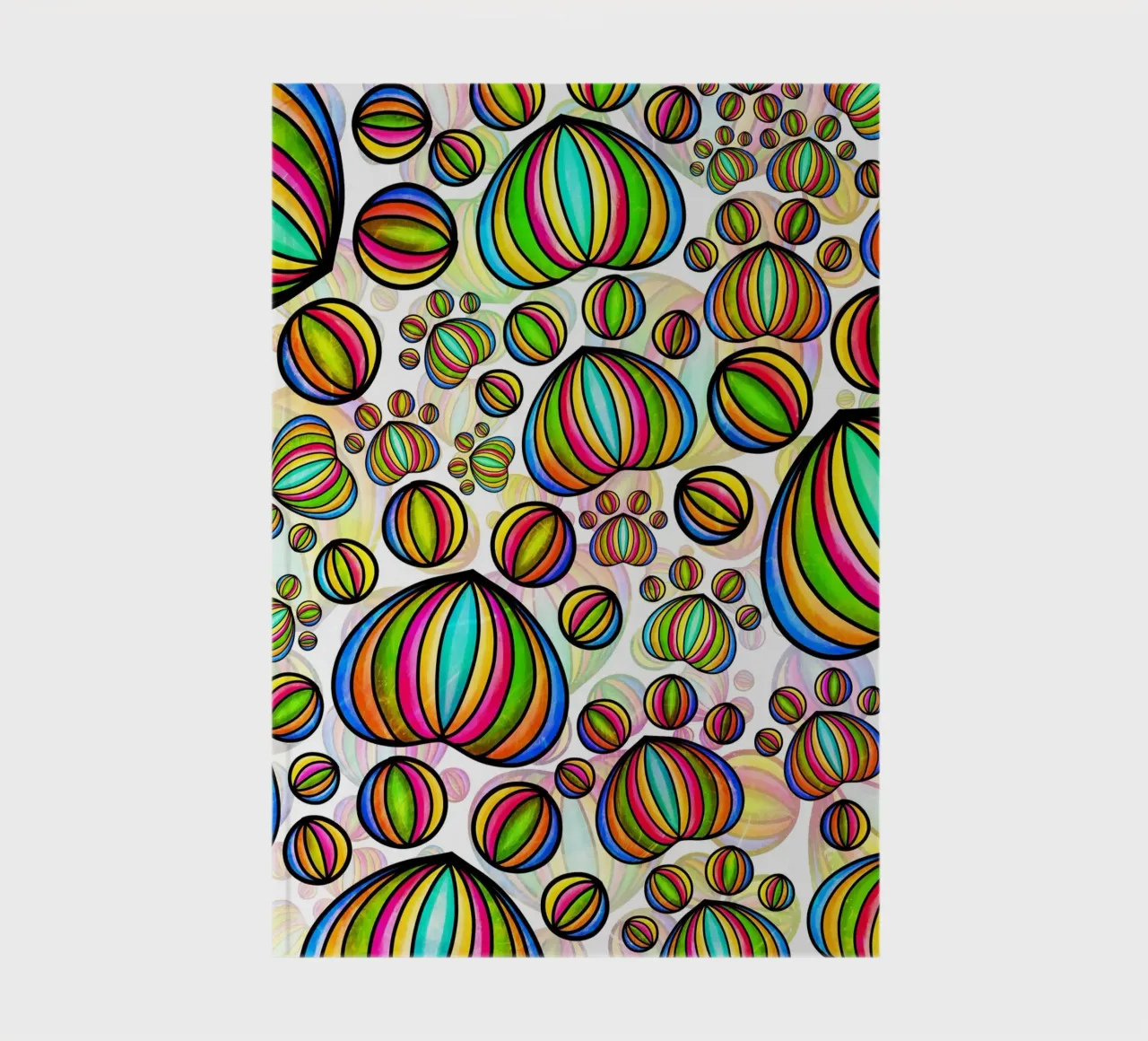 Doodle Paw Print Parade notebook by Happy Littles