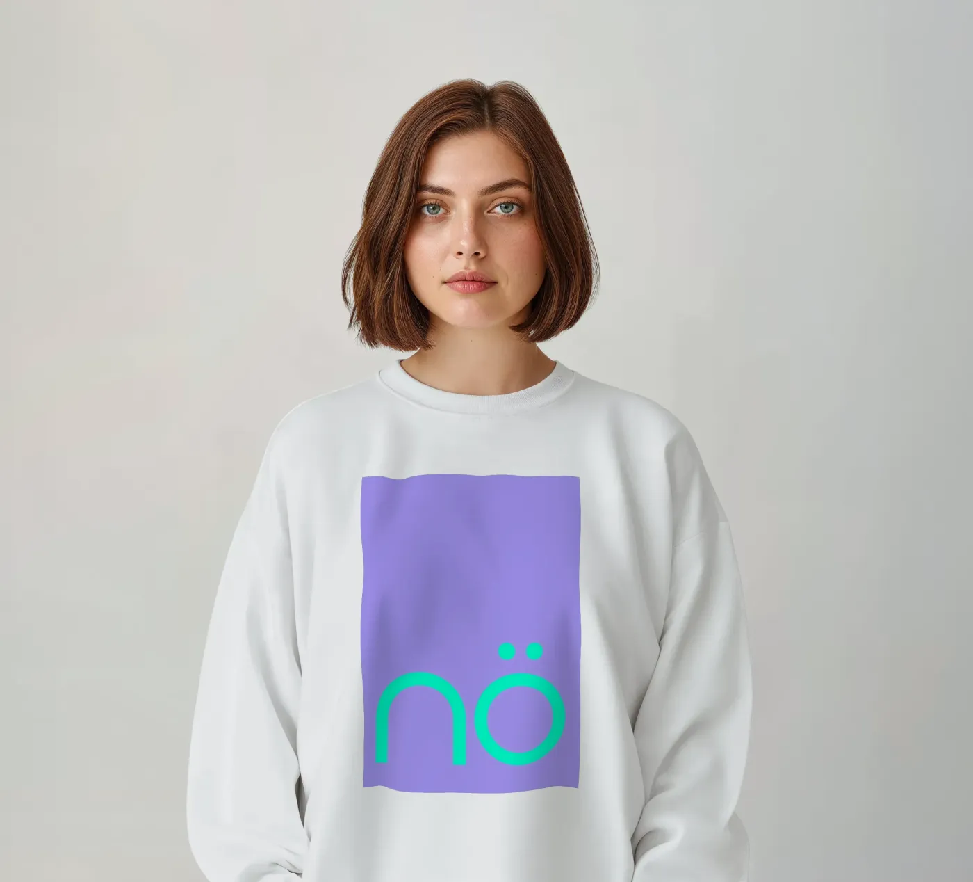 nö | Statement felpa da FRICKE DESIGN