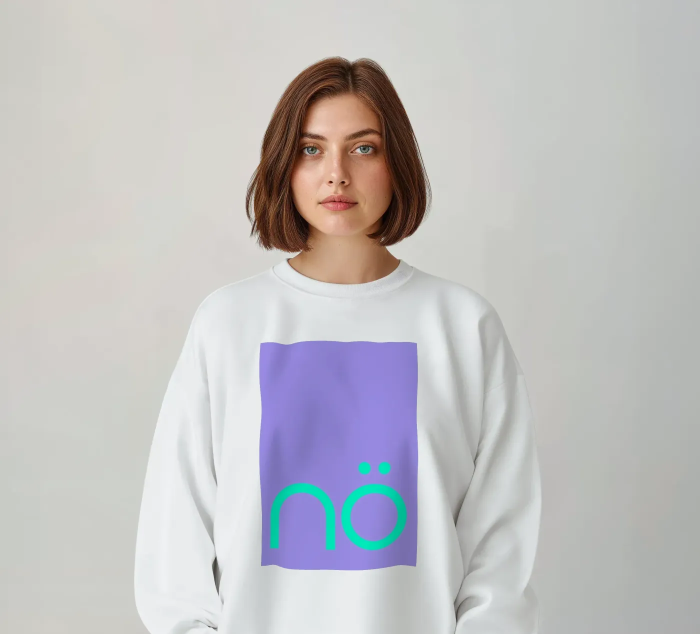 nö | Statement felpa da FRICKE DESIGN
