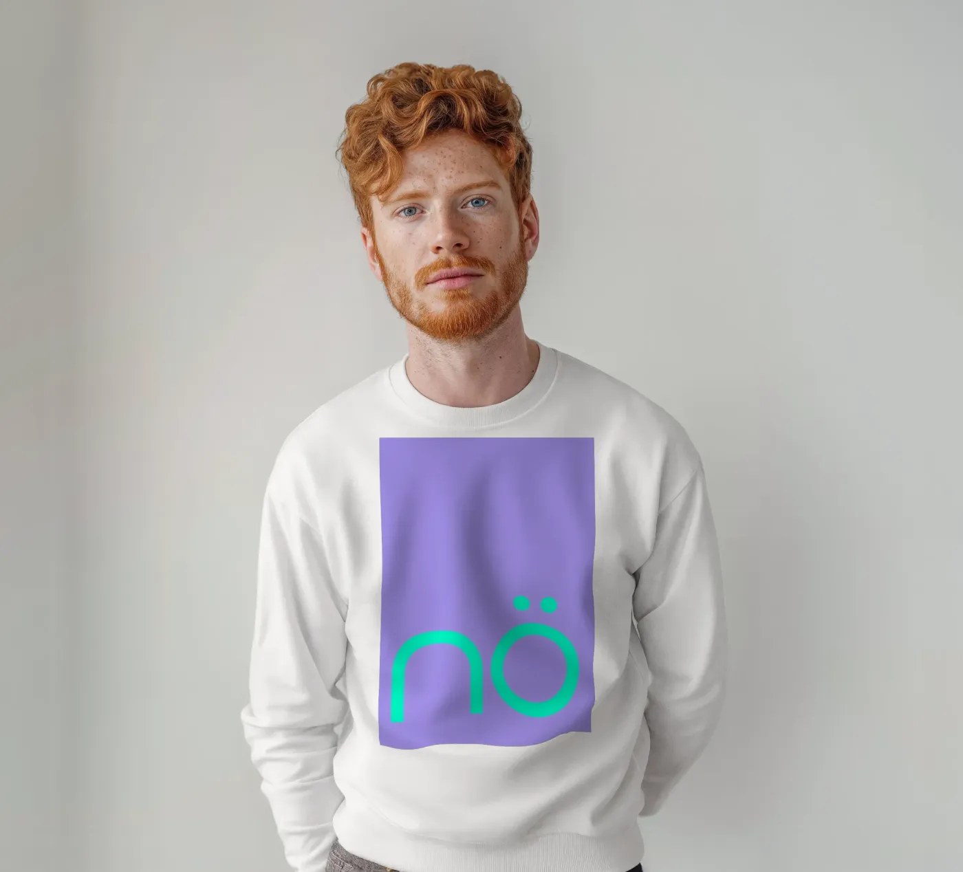 nö | Statement felpa da FRICKE DESIGN