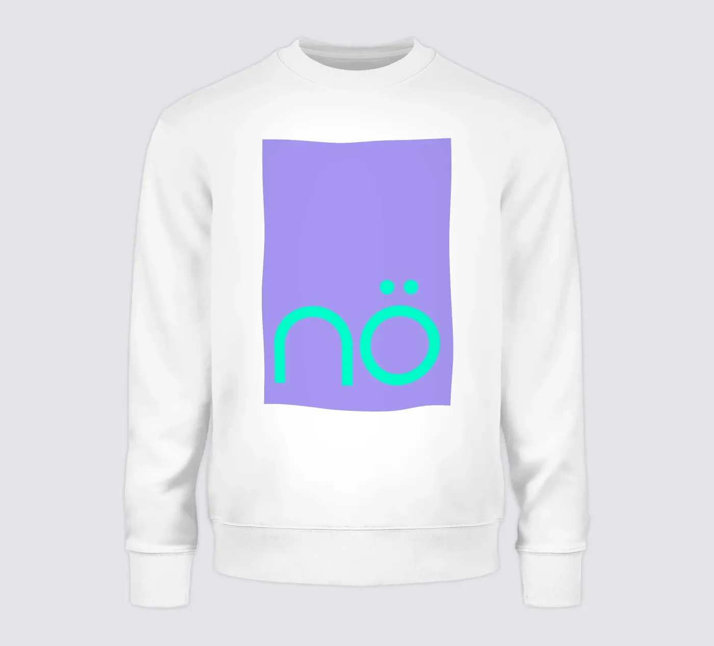 nö | Statement felpa da FRICKE DESIGN