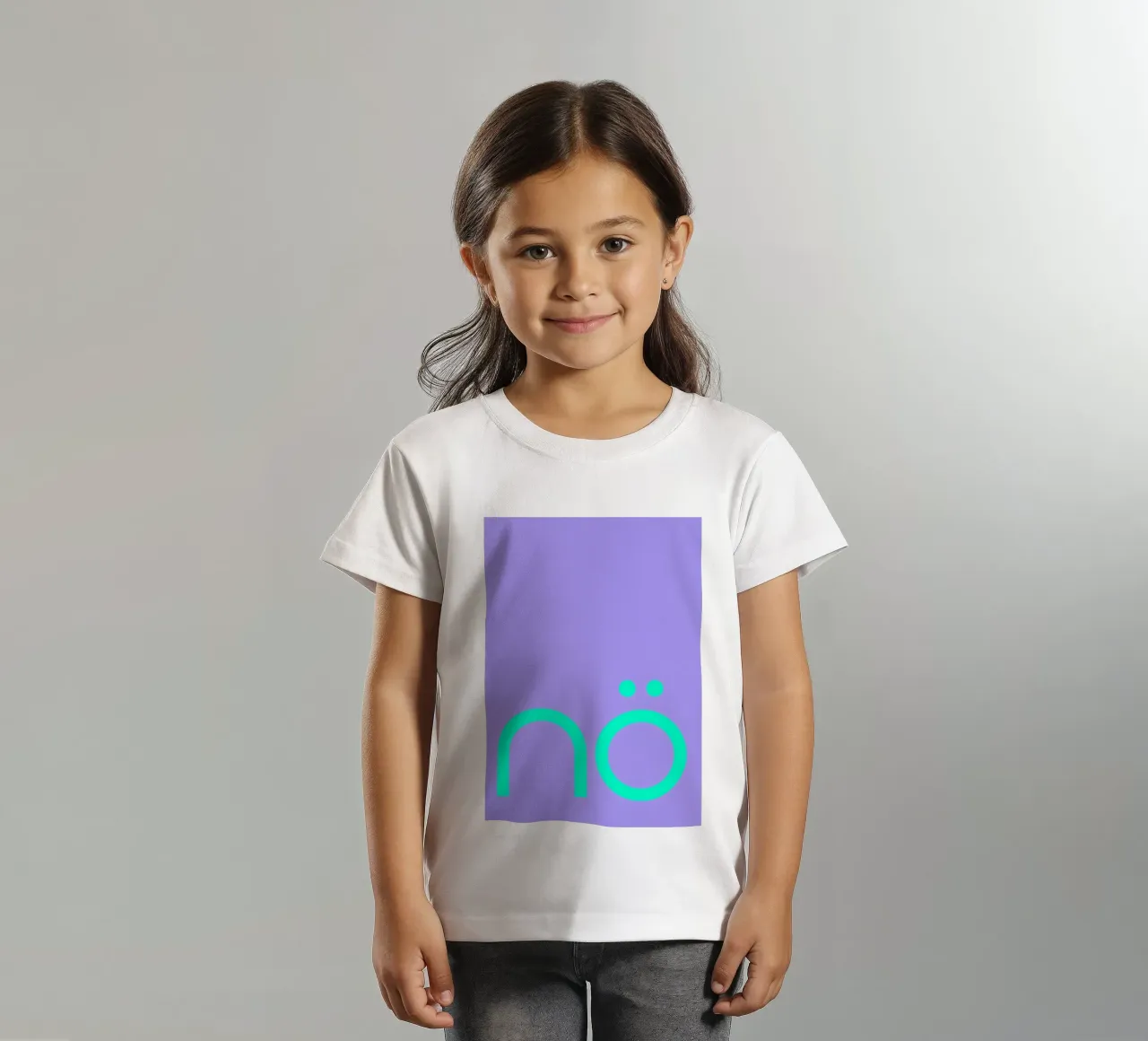 nö | Statement t-shirt bambini da FRICKE DESIGN