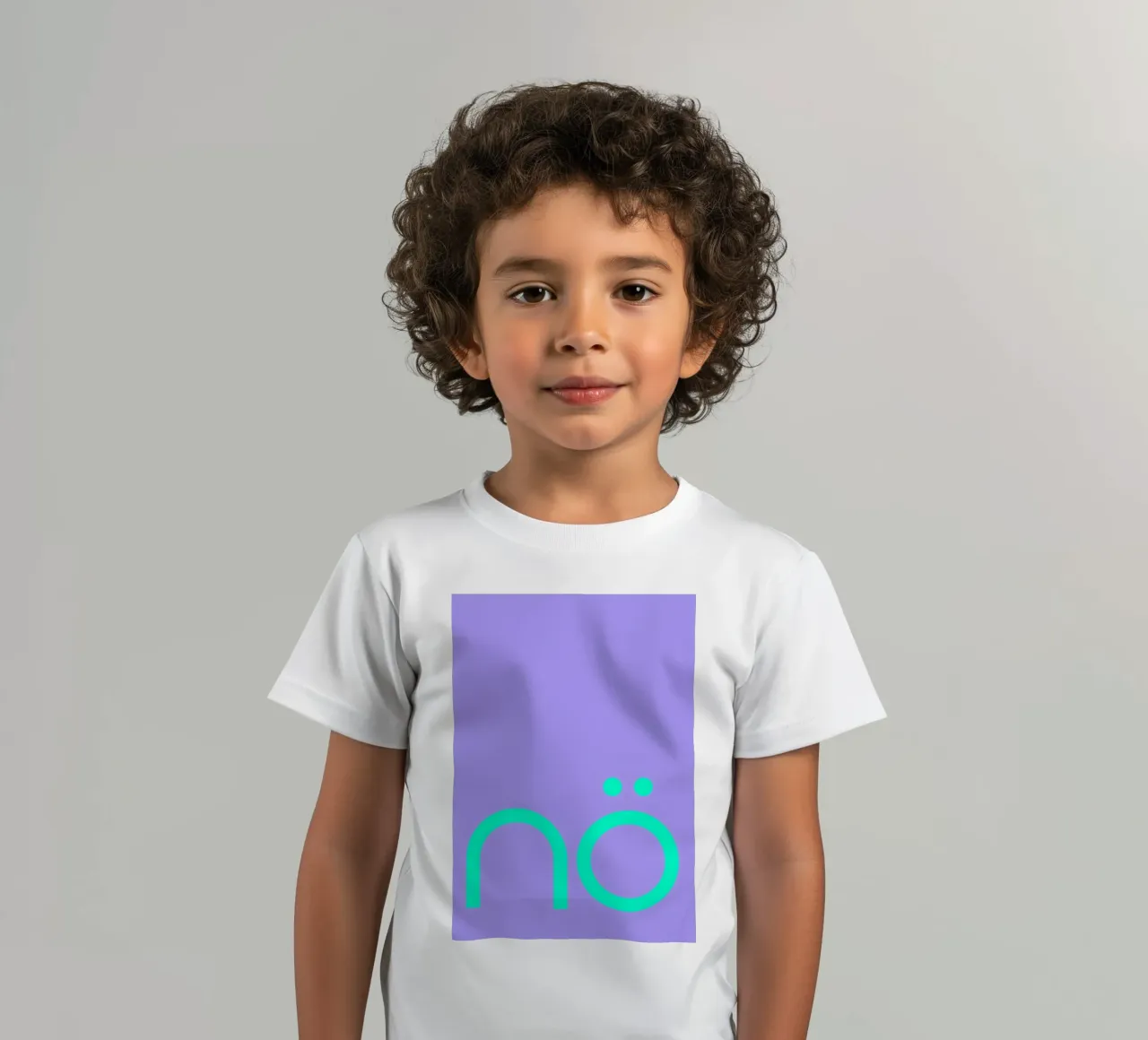 nö | Statement t-shirt bambini da FRICKE DESIGN