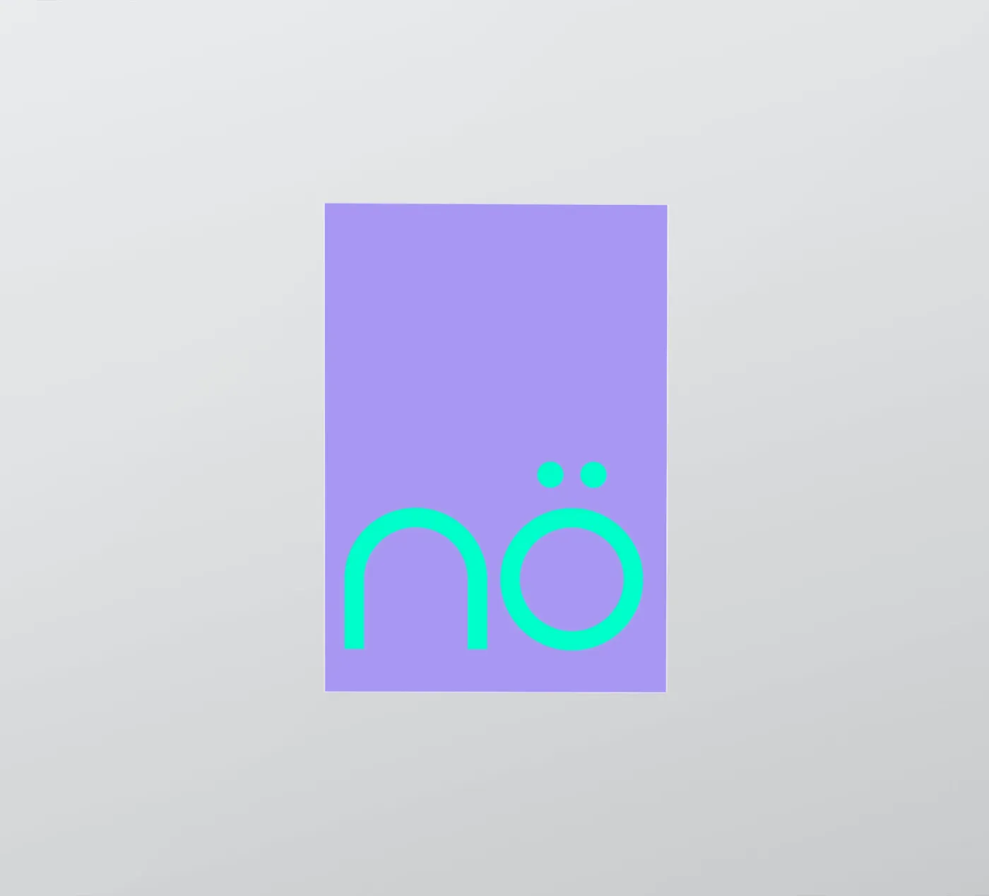 nö | Statement sticker van FRICKE DESIGN