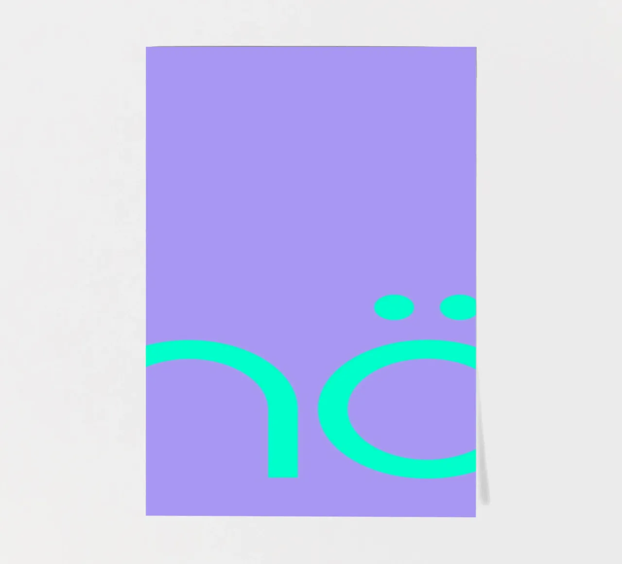 nö | Statement sticker sheet by FRICKE DESIGN