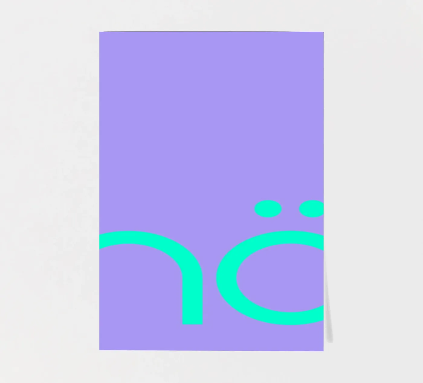 nö | Statement foglio adesivo da FRICKE DESIGN
