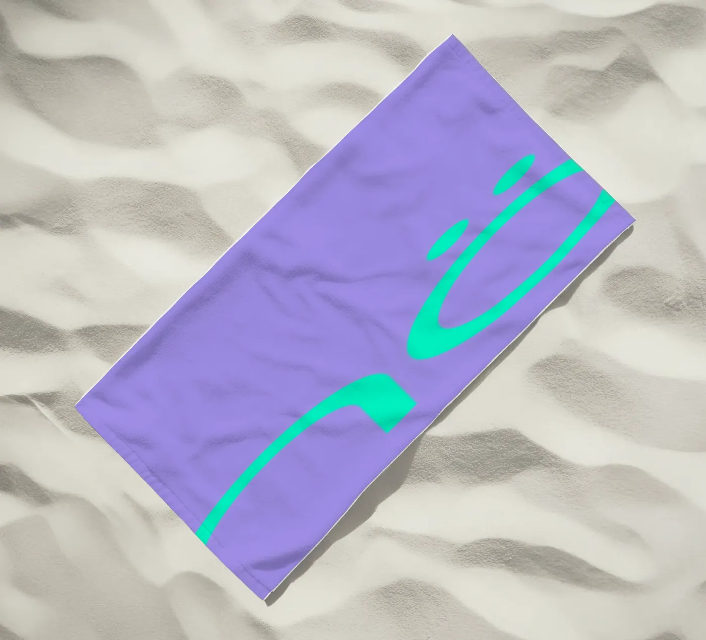 nö | Statement beach towel by FRICKE DESIGN
