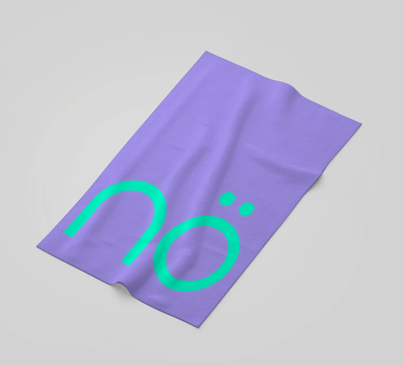 nö | Statement beach towel by FRICKE DESIGN