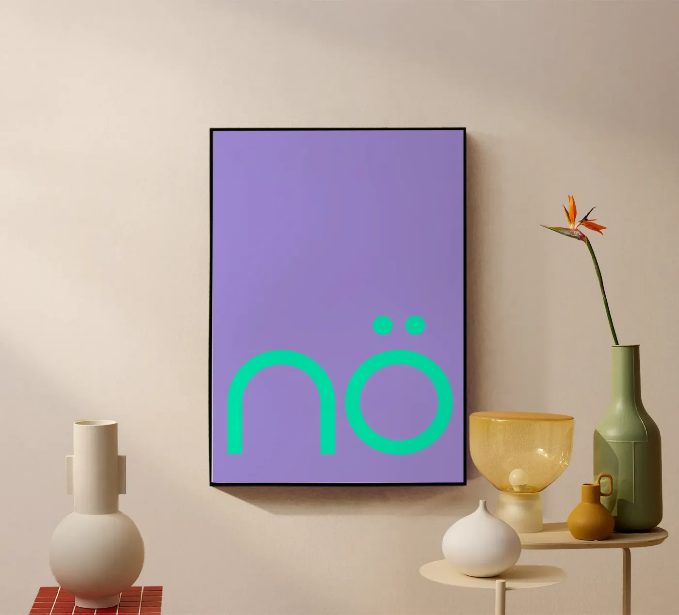nö | Statement plexiglas de FRICKE DESIGN