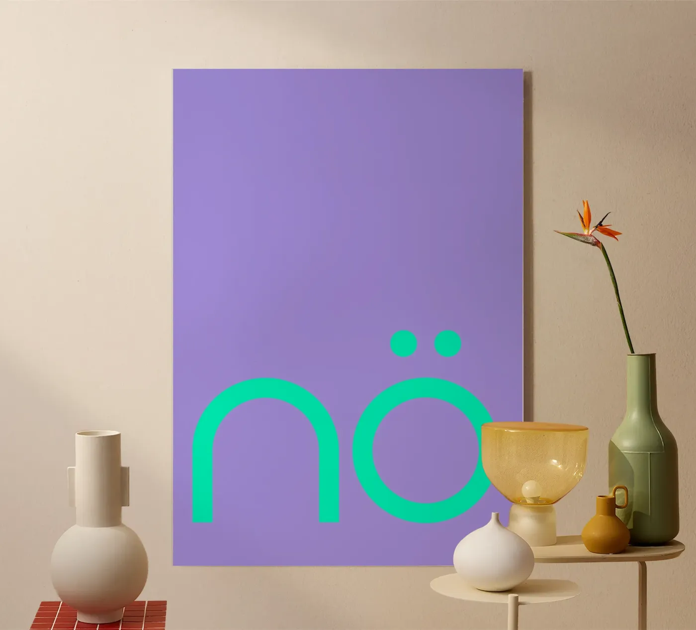 nö | Statement plexiglas de FRICKE DESIGN
