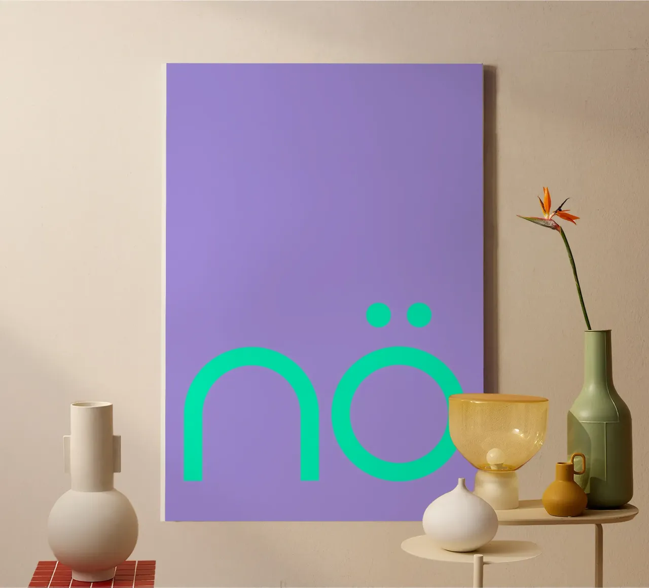 nö | Statement tela da FRICKE DESIGN