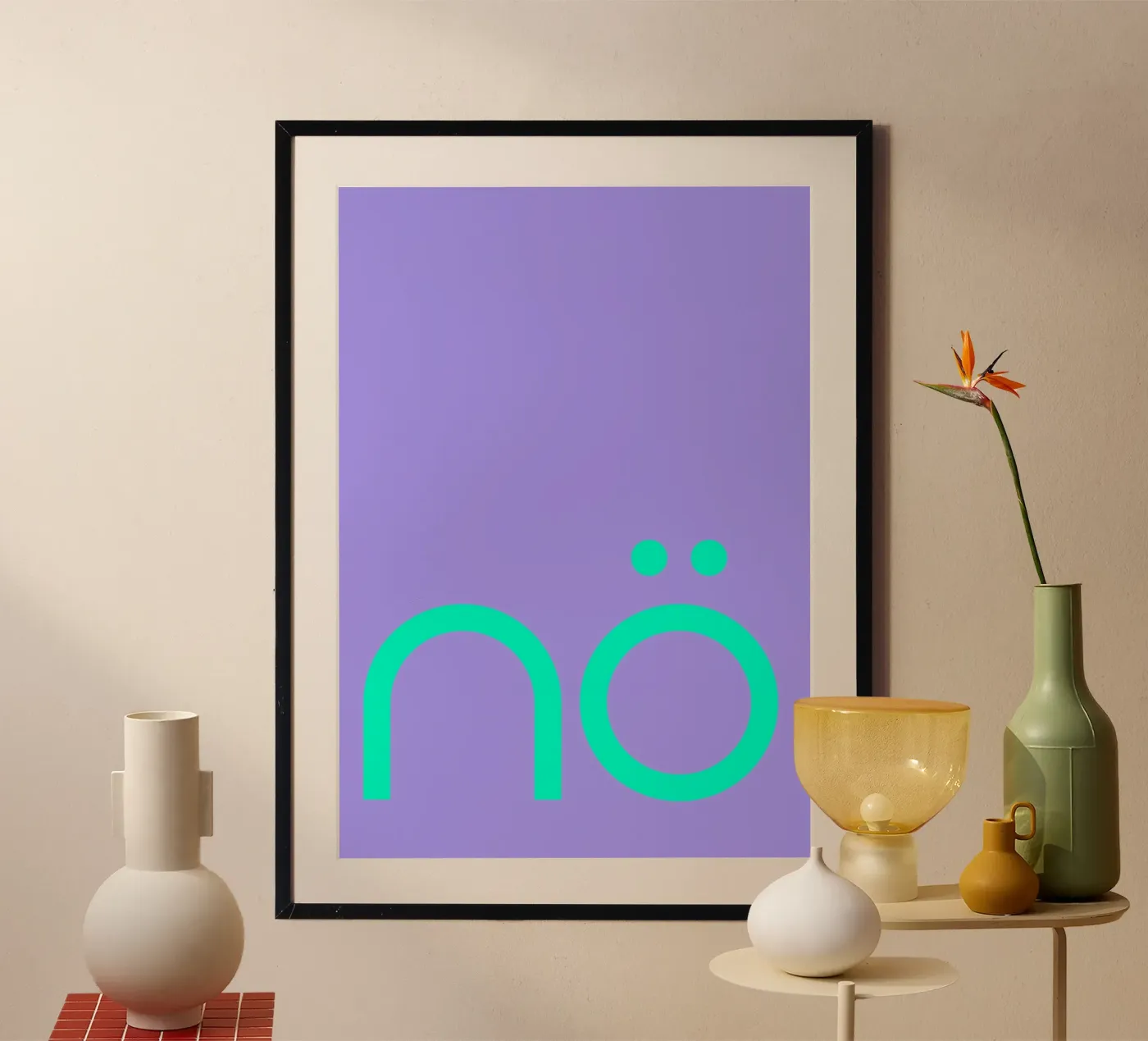 nö | Statement poster by FRICKE DESIGN