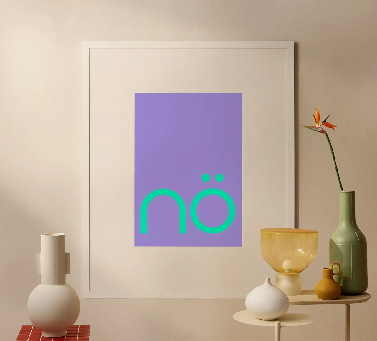 nö | Statement poster da FRICKE DESIGN