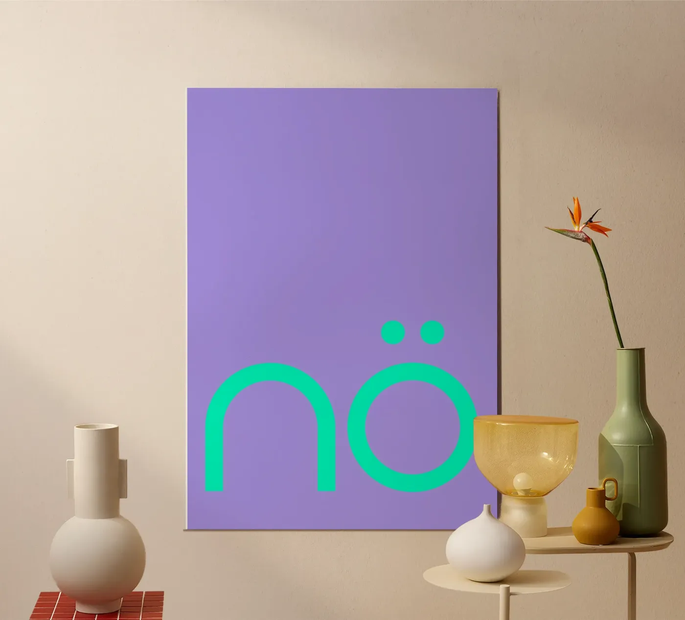 nö | Statement poster da FRICKE DESIGN