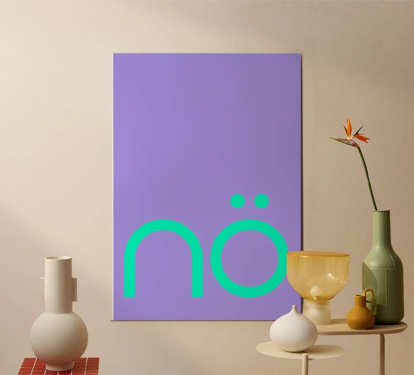 nö | Statement poster by FRICKE DESIGN