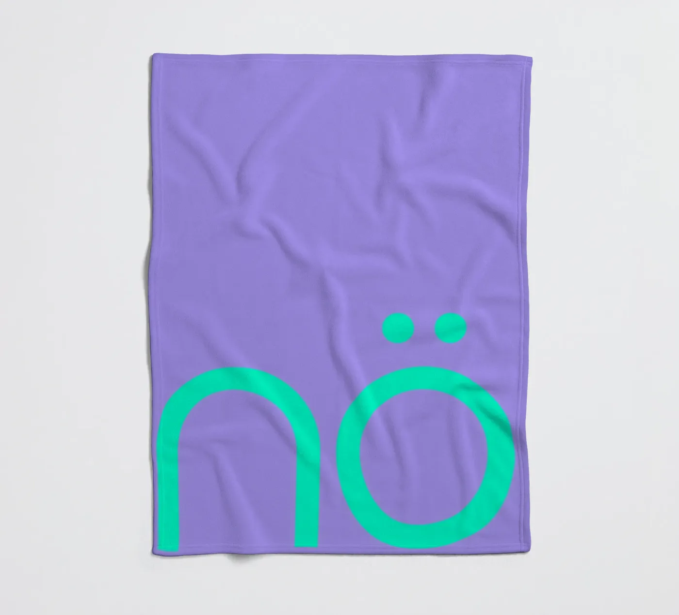 nö | Statement fleecedeken van FRICKE DESIGN