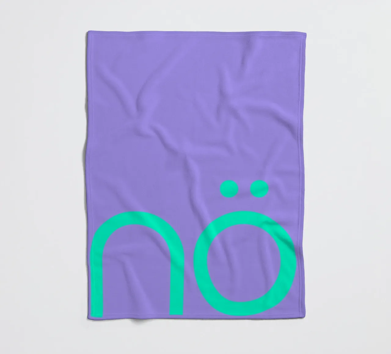 nö | Statement Fleecedecke von FRICKE DESIGN