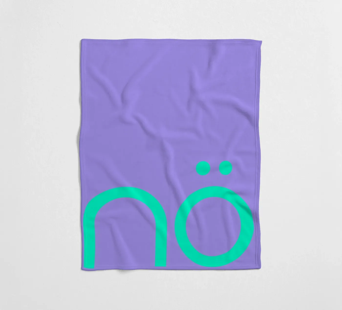 nö | Statement fleecedeken van FRICKE DESIGN