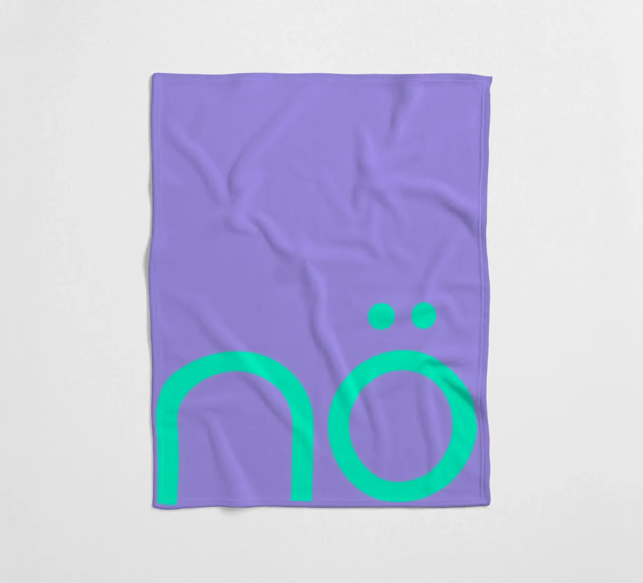 nö | Statement Fleecedecke von FRICKE DESIGN