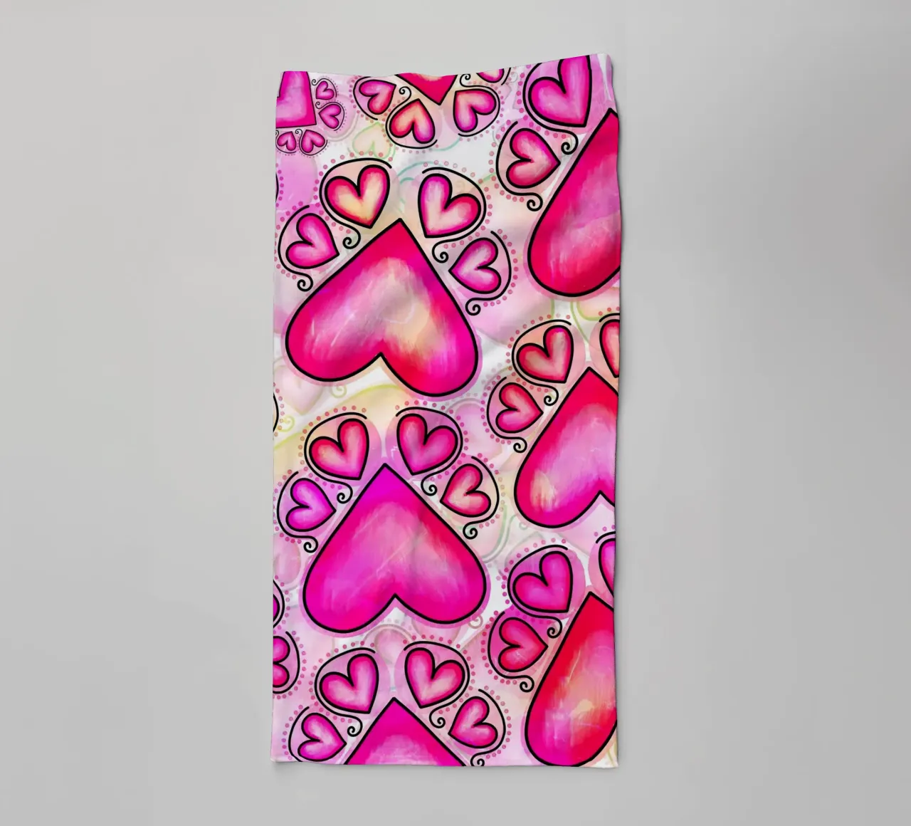 Sfilata di zampe a scarabocchio asciugamano da bagno da Happy Littles